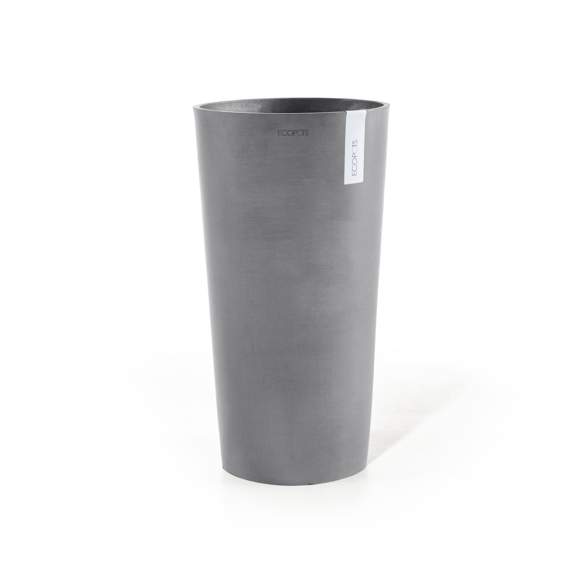 Ecopots bloempot Amsterdam High 76 - Rond - Grey - Diameter 41,5 x H76,8 cm