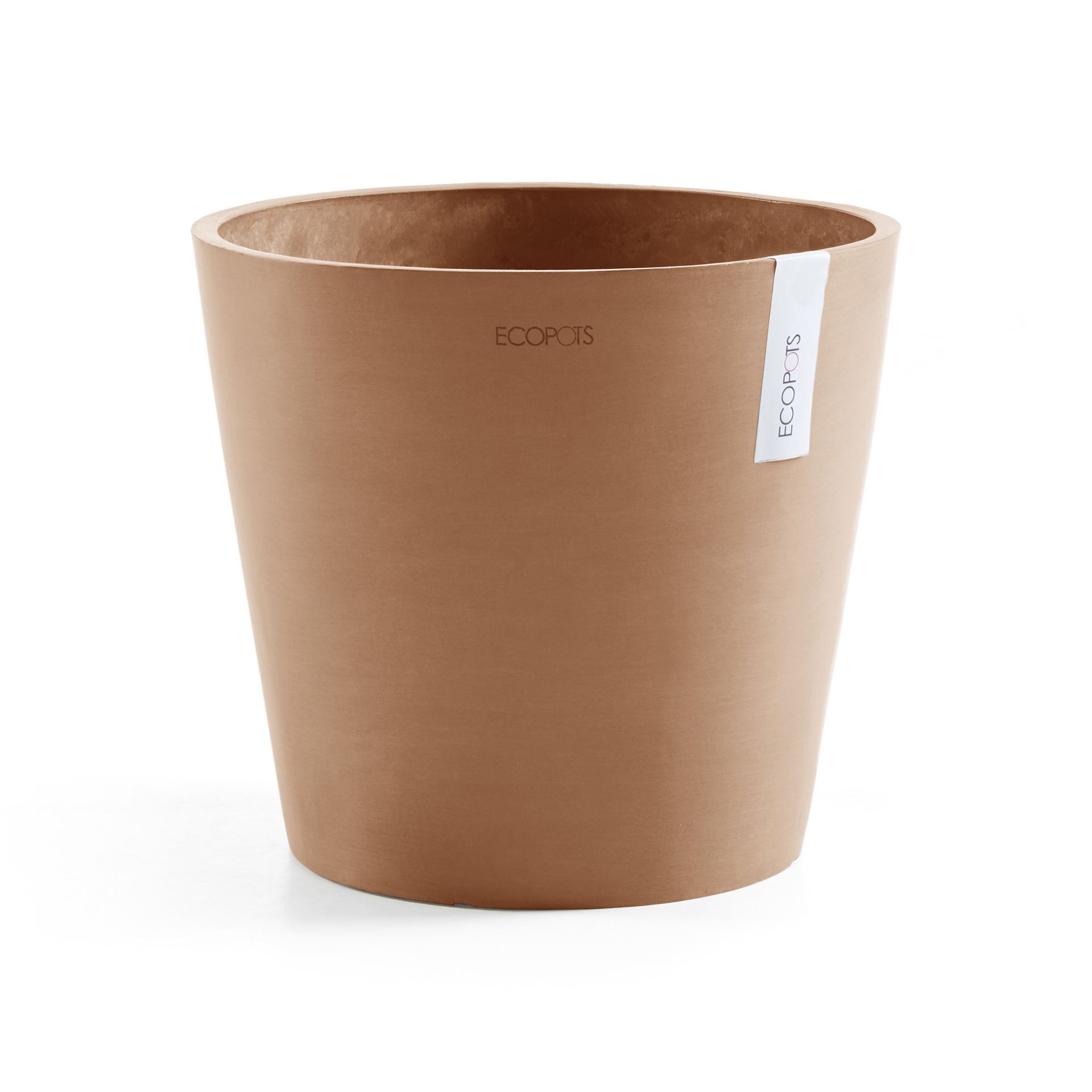 Ecopots bloempot Amsterdam 30 - Rond - Terra - Diameter 30 x H25,4 cm