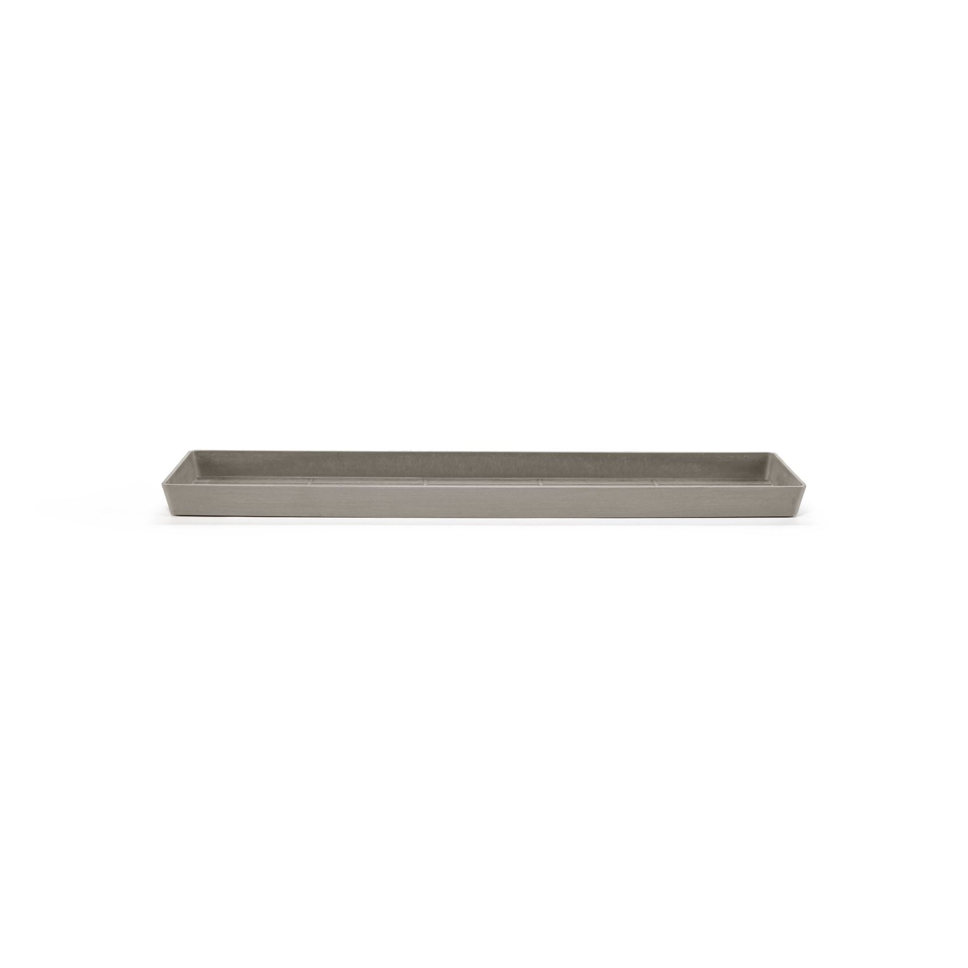 Ecopots onderschotel met waterreservoir - Rechthoekig - Taupe - 43,5 x 15,5 x H3,3 cm