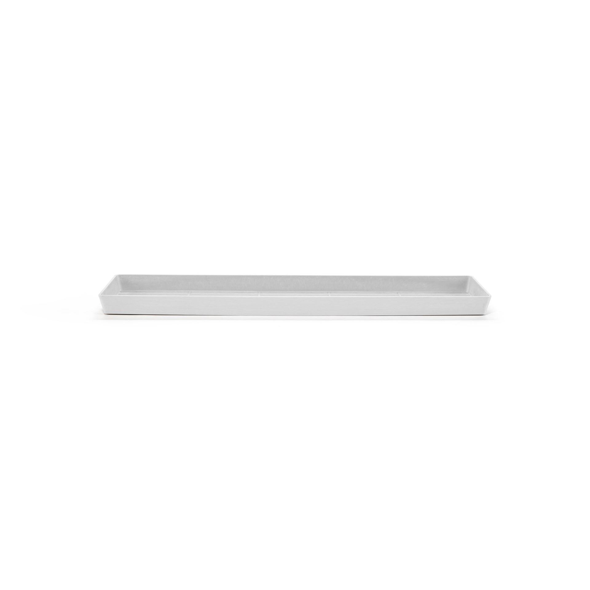 ecopots onderschotel met waterreservoir - Rechthoekig - Pure White - 78,9 x 20 x H4 cm