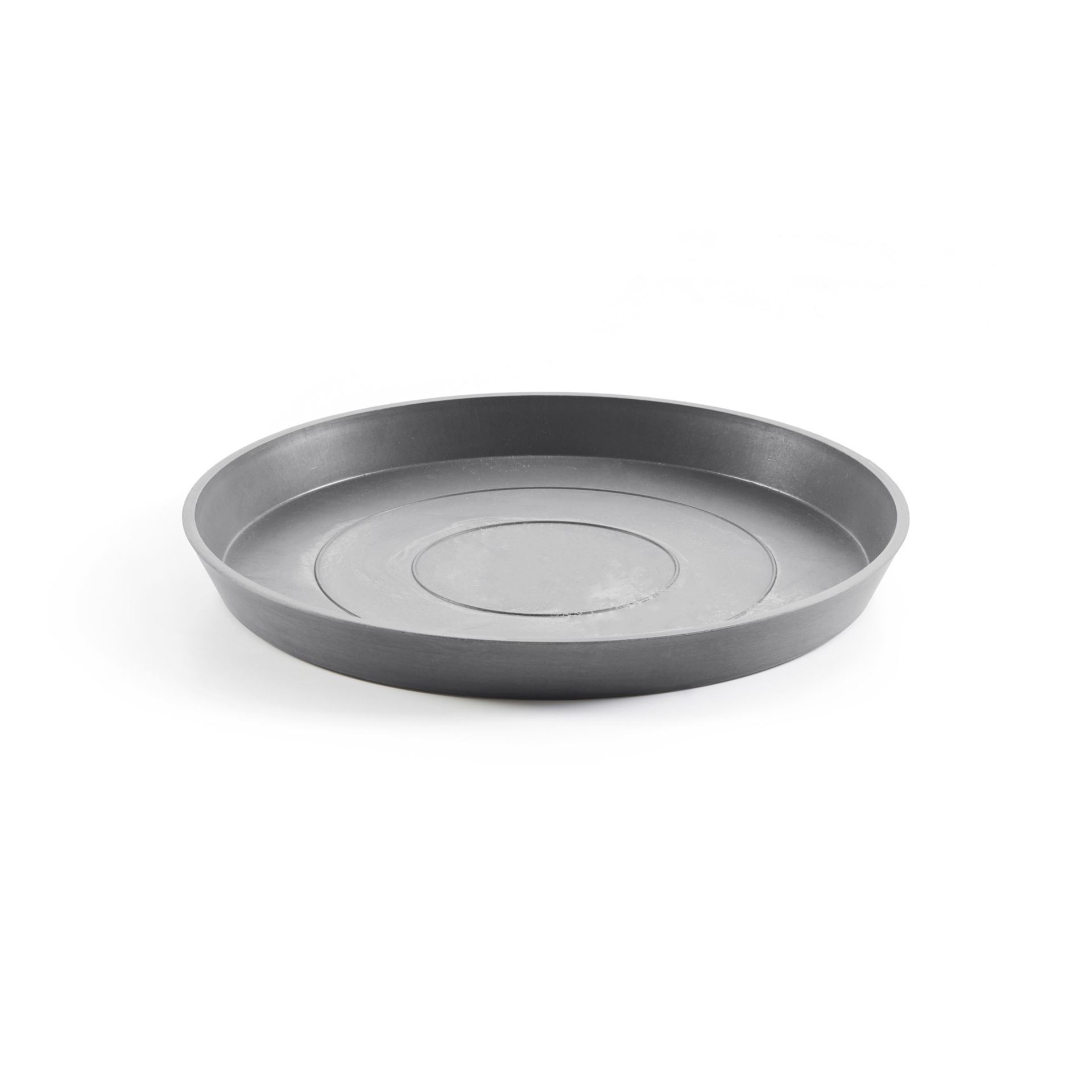 Ecopots onderschotel met waterreservoir - Rond - Grey - Diameter 50,5 x H3,5 cm