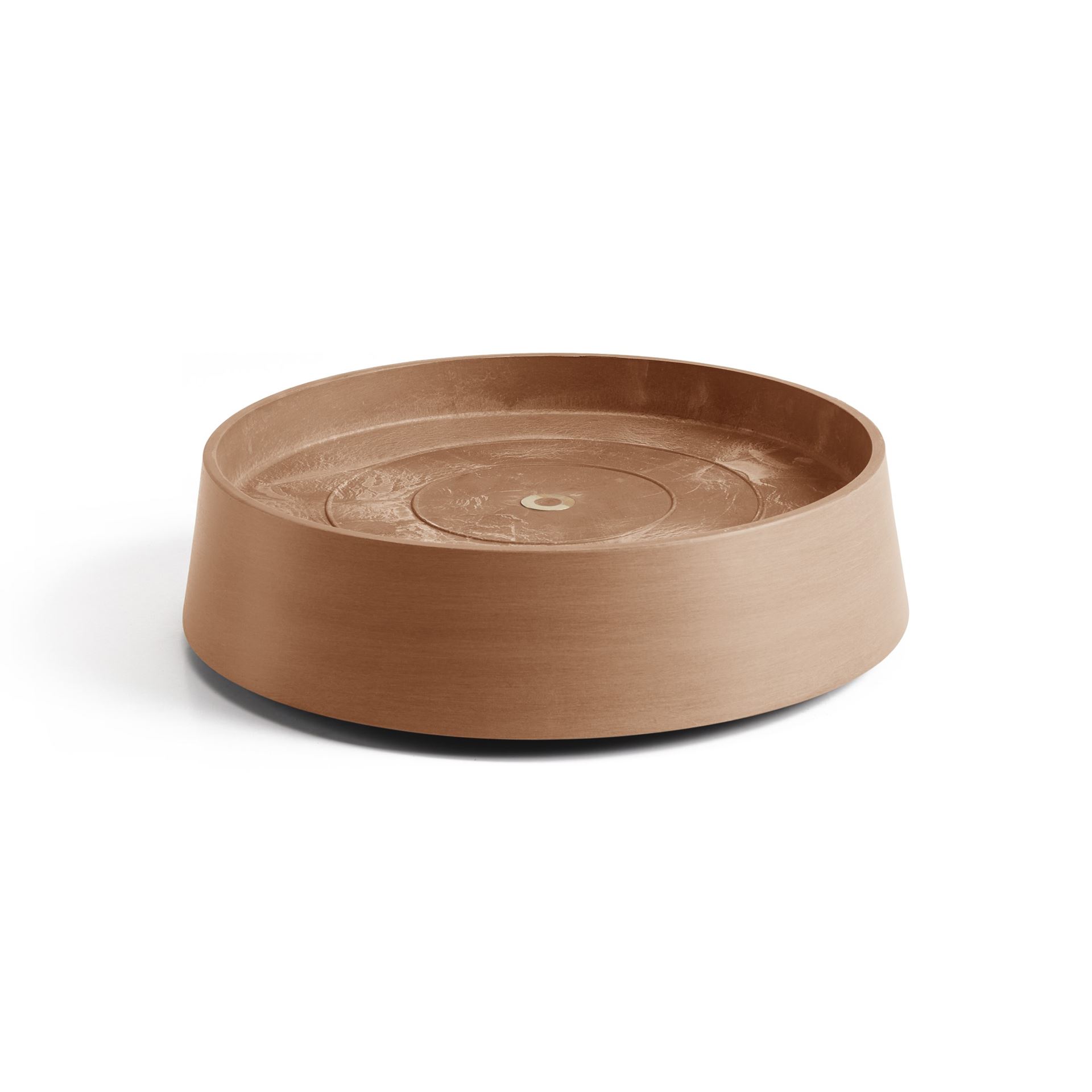 Ecopots onderschotel op wielen Oslo- Rond - Terra - Diameter 32,2 x H8,5 cm afbeelding