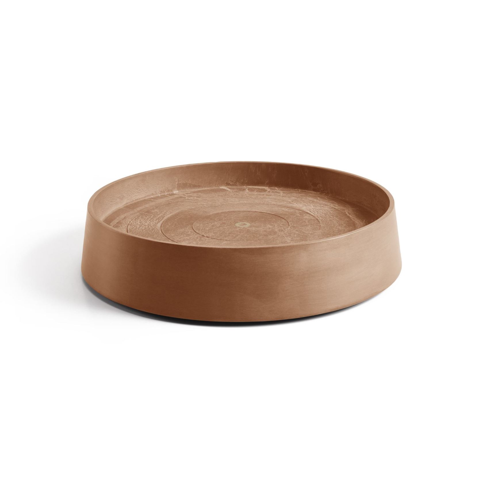 Ecopots onderschotel op wielen Oslo - Rond - Terra - Diameter 50 x H10,5 cm