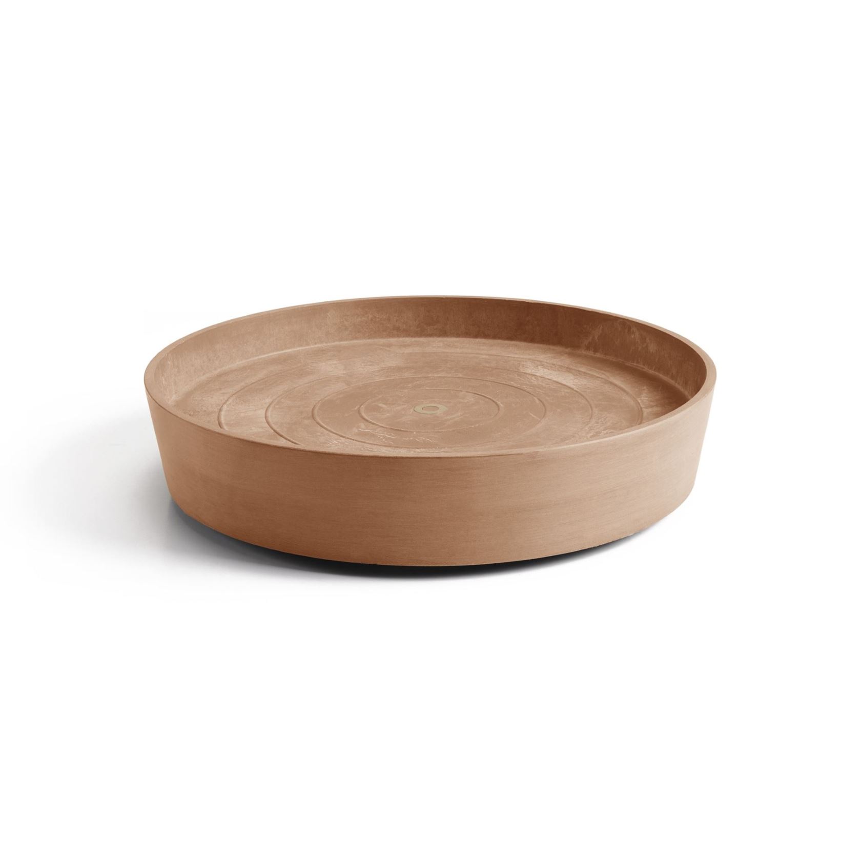 Ecopots onderschotel op wielen - Rond - Terra - Diameter 51 x H10,1 cm