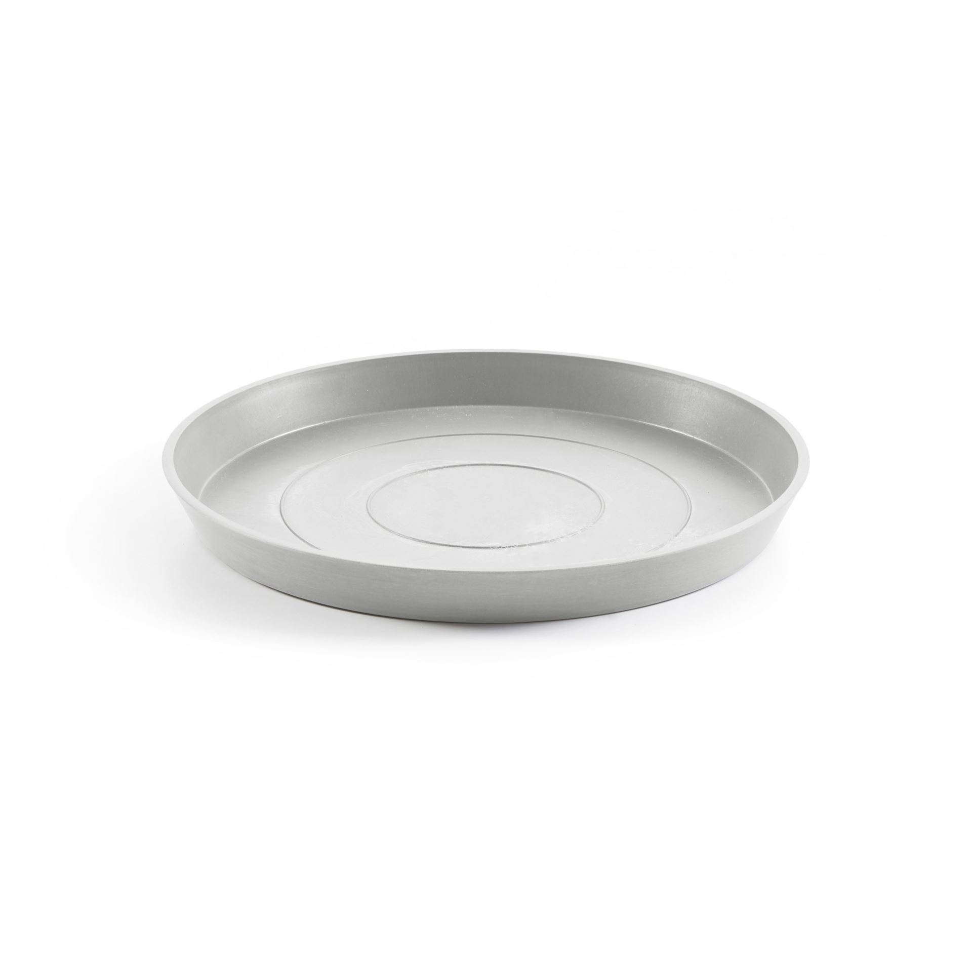 Ecopots onderschotel met waterreservoir- Rond - White Grey - Diameter 44,5 x H3,5 cm