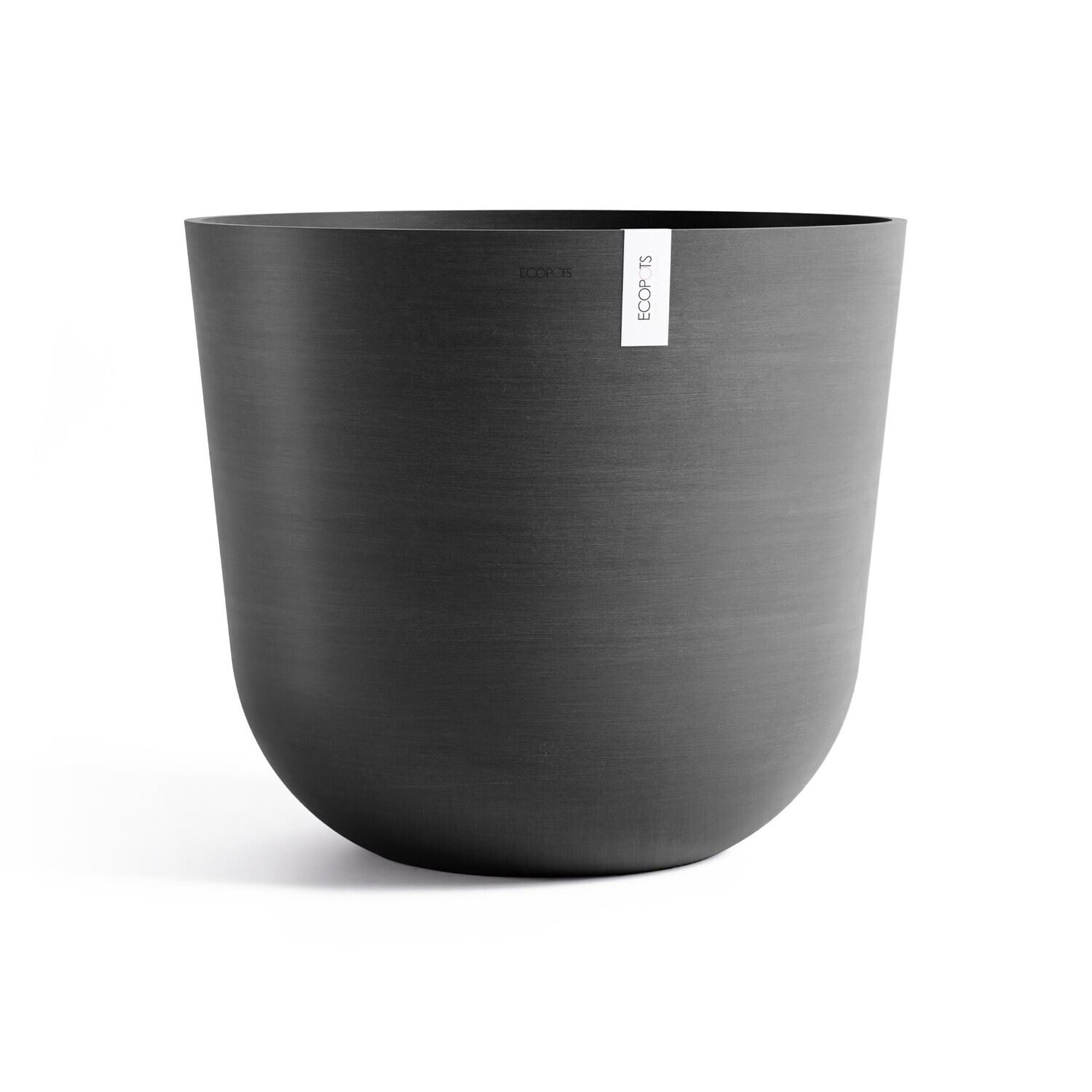 Ecopots bloempot Oslo 75 - Rond - Dark Grey - Ø75 x H65 cm