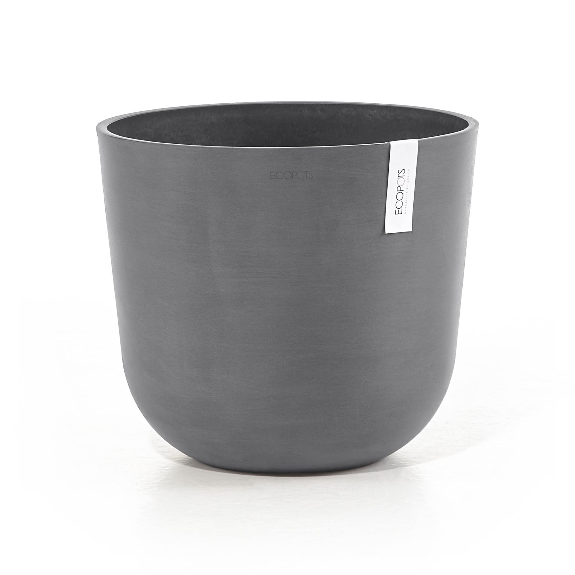 Ecopots bloempot Oslo 35 - Rond - Grey - Diameter 35 x H30,5 cm
