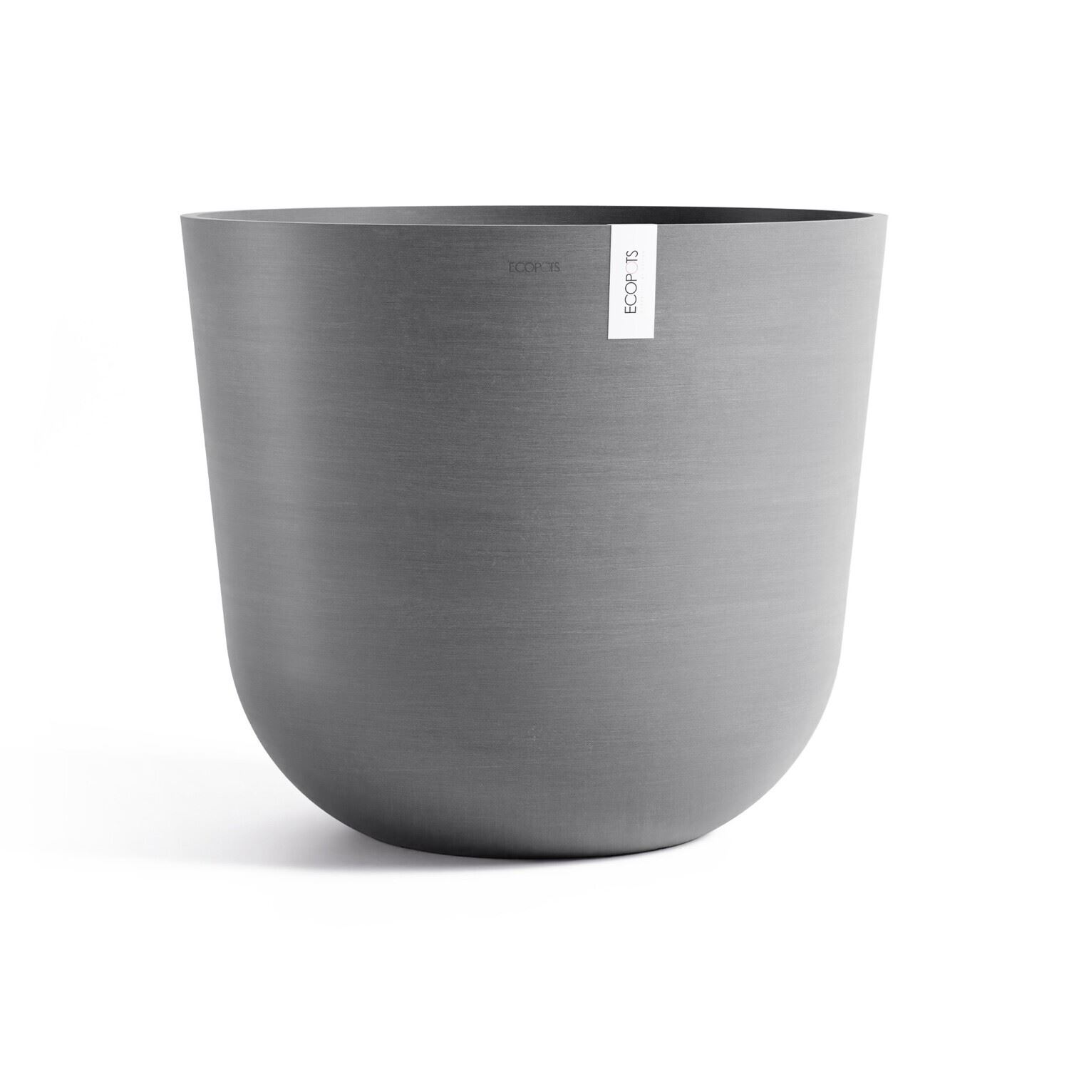 Ecopots bloempot Oslo 75 - Rond - Grey - Ø75 x H65 cm