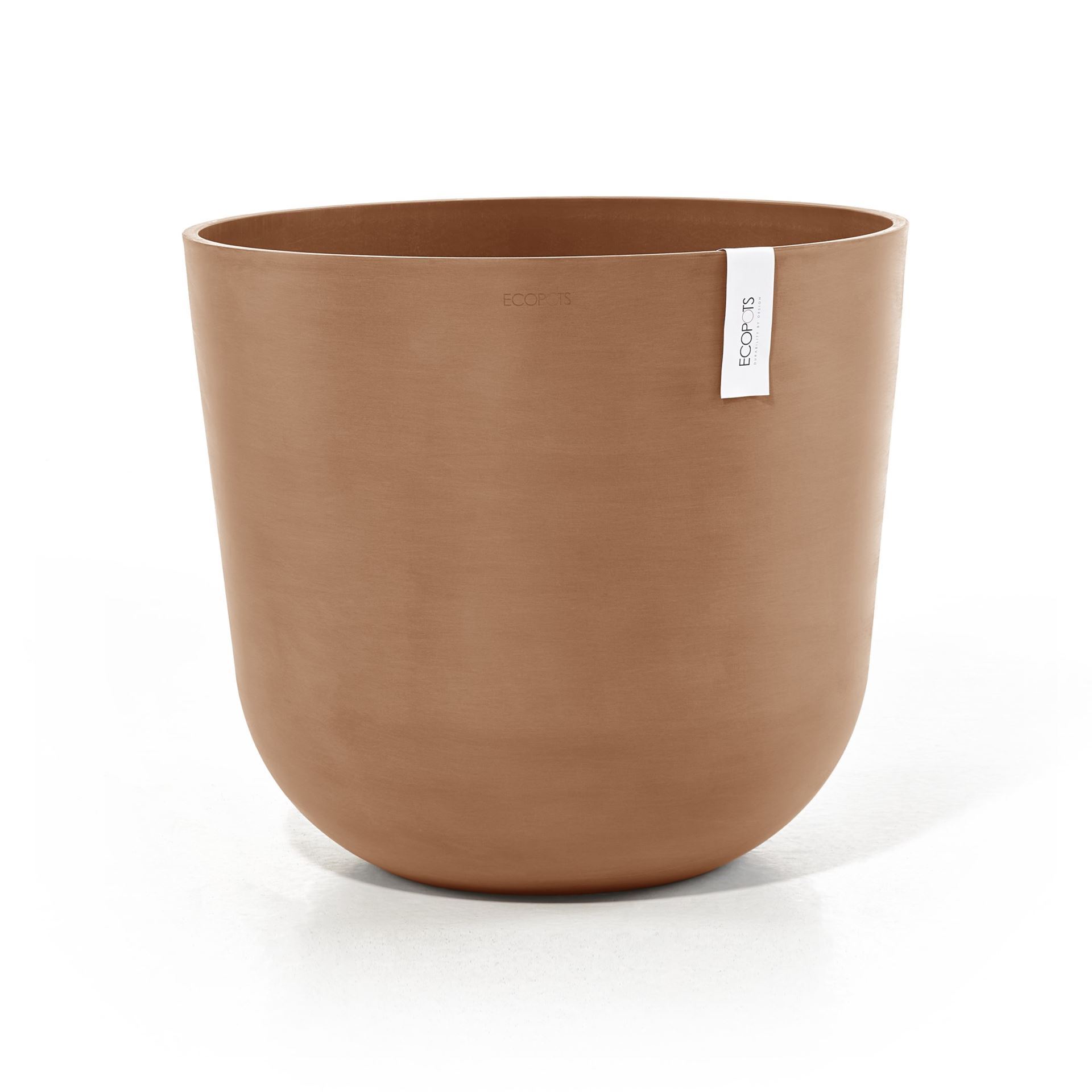 Ecopots bloempot Oslo 55 - Rond - Terra - Diameter 55 x H48,5 cm