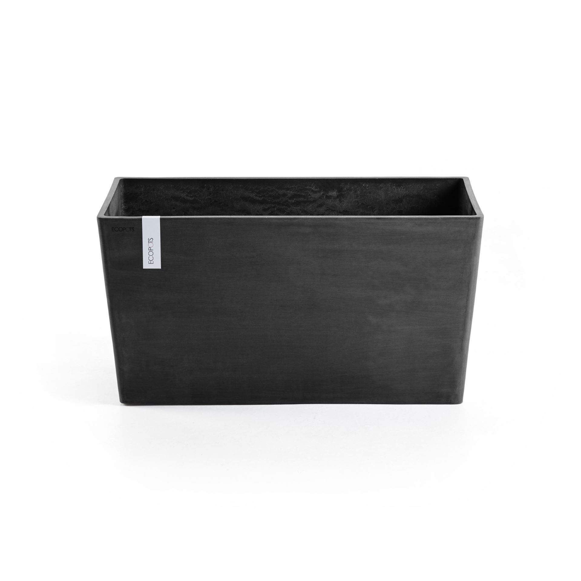 Ecopots bloempot Paris 100 - Rechthoekig - Dark Grey - 99,7 x 46,4 x H51 cm