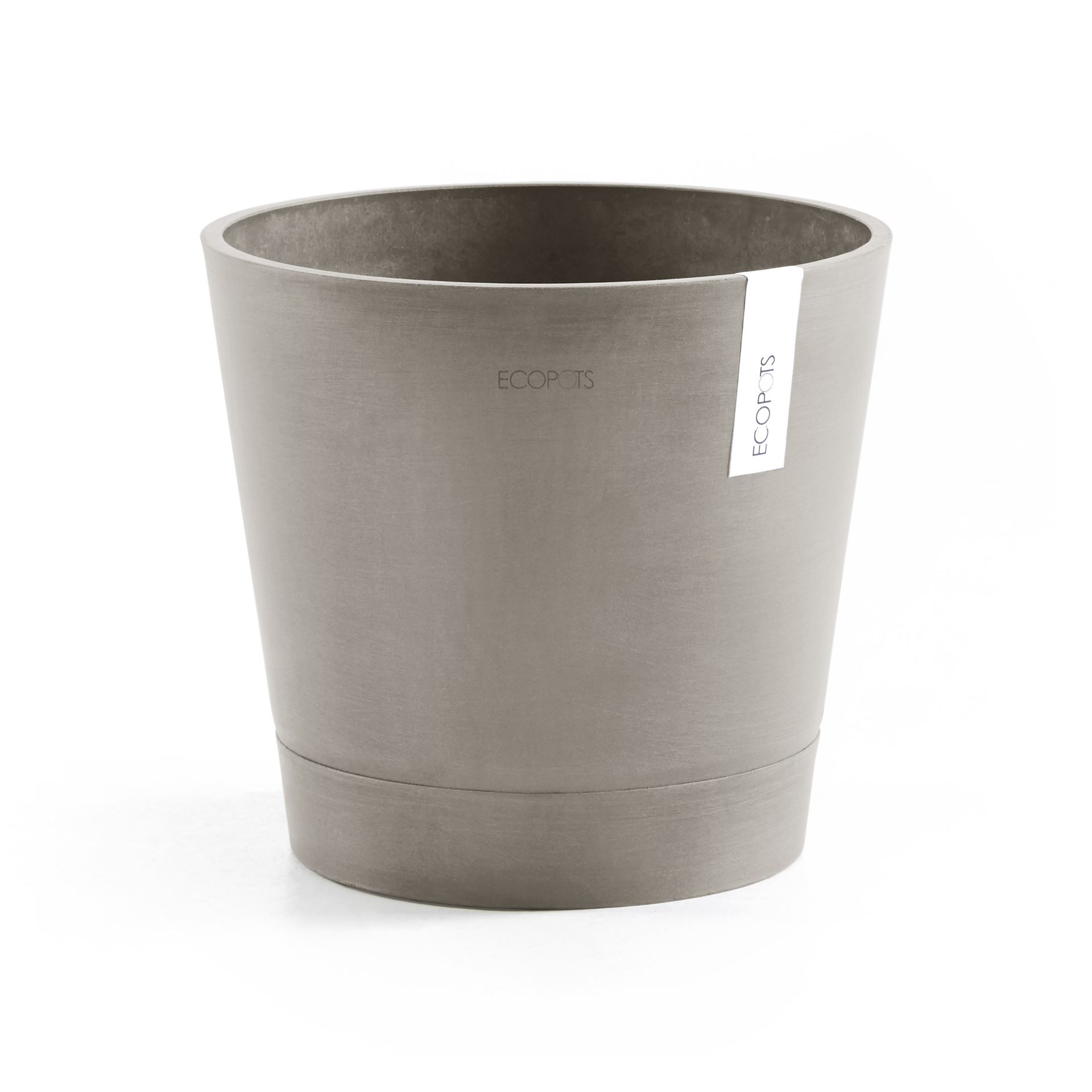 Ecopots venice - taupeØ30 cm H26,3 cm - incl. waterreservoir afbeelding