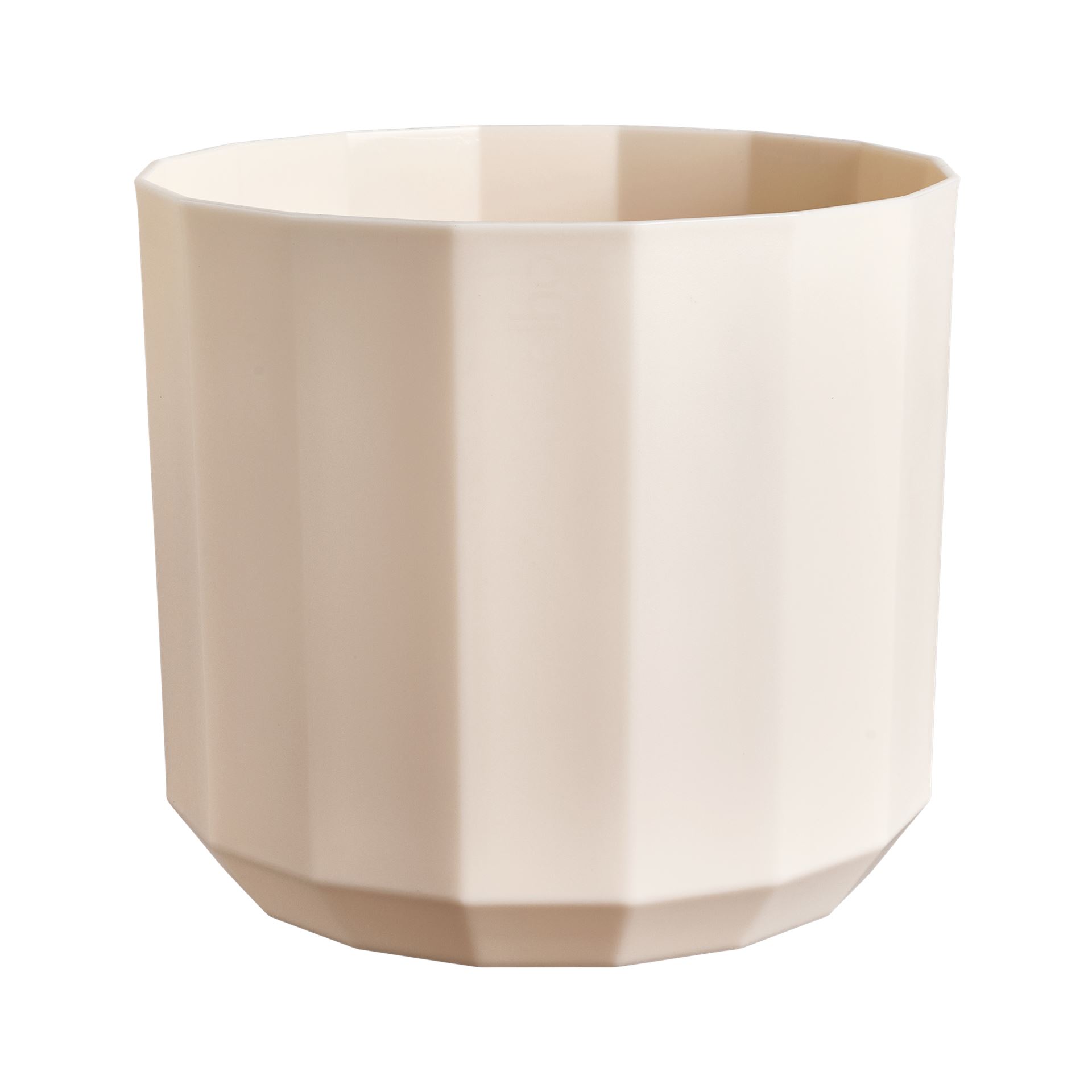Elho Facet Rond -Ø26 x H23 cm - Rond - Amandelroze - 100% Gerecycled Plastic afbeelding