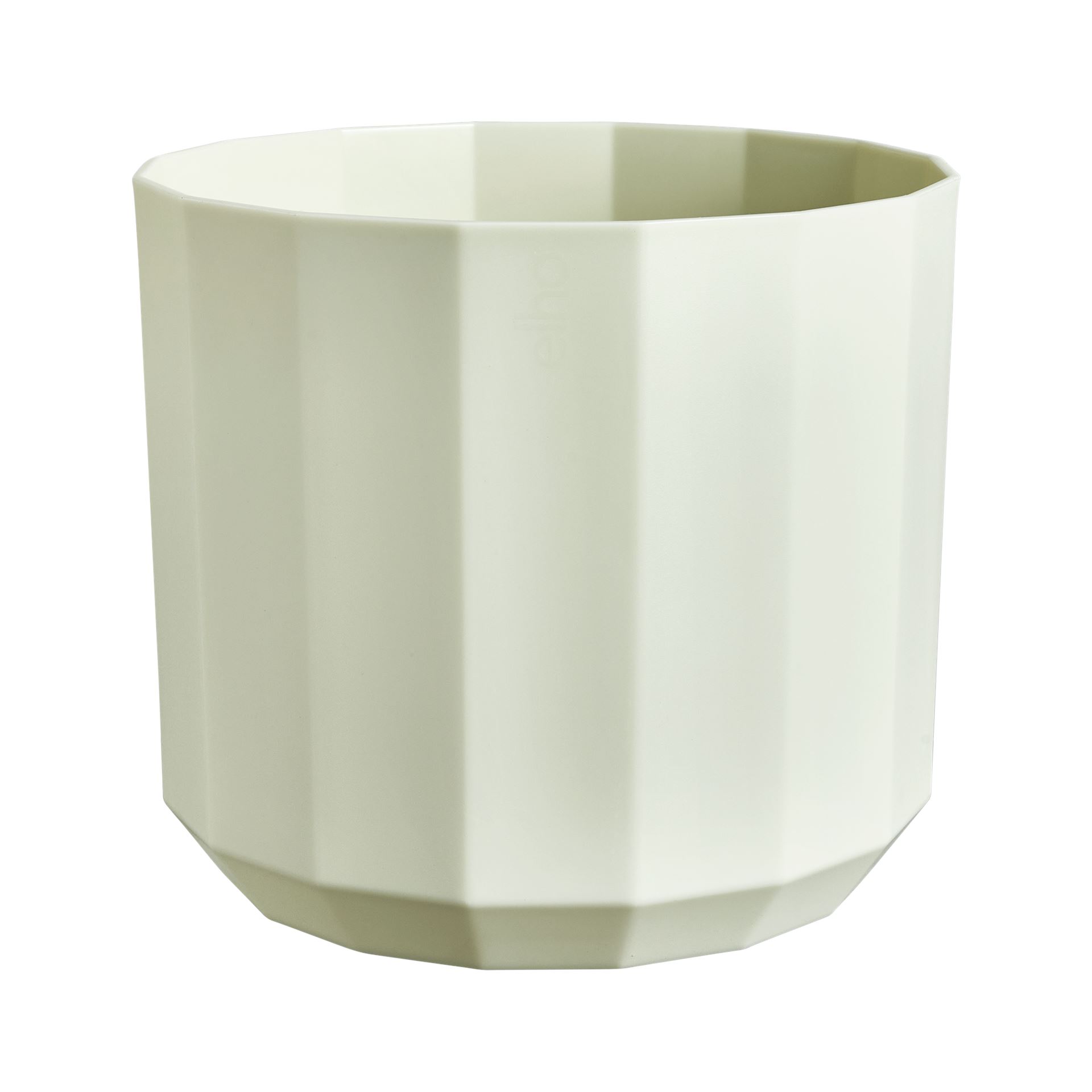 Elho Facet Rond -Ø26 x H23 cm - Rond - Theegroen - 100% Gerecycled Plastic afbeelding