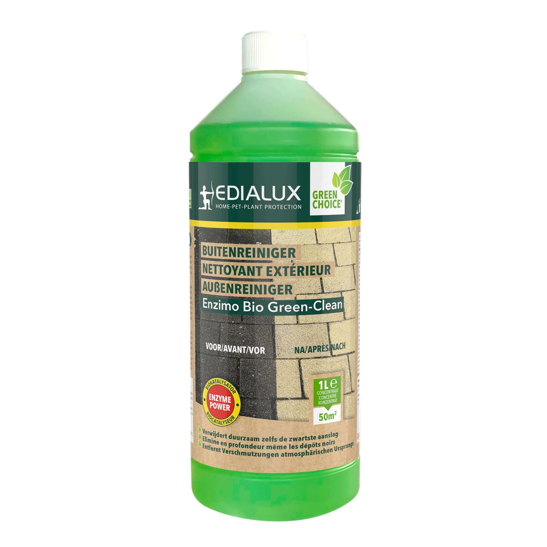 Edialux - Enzimo Bio Green-Clean - 1L - tegen zwarte aanslag