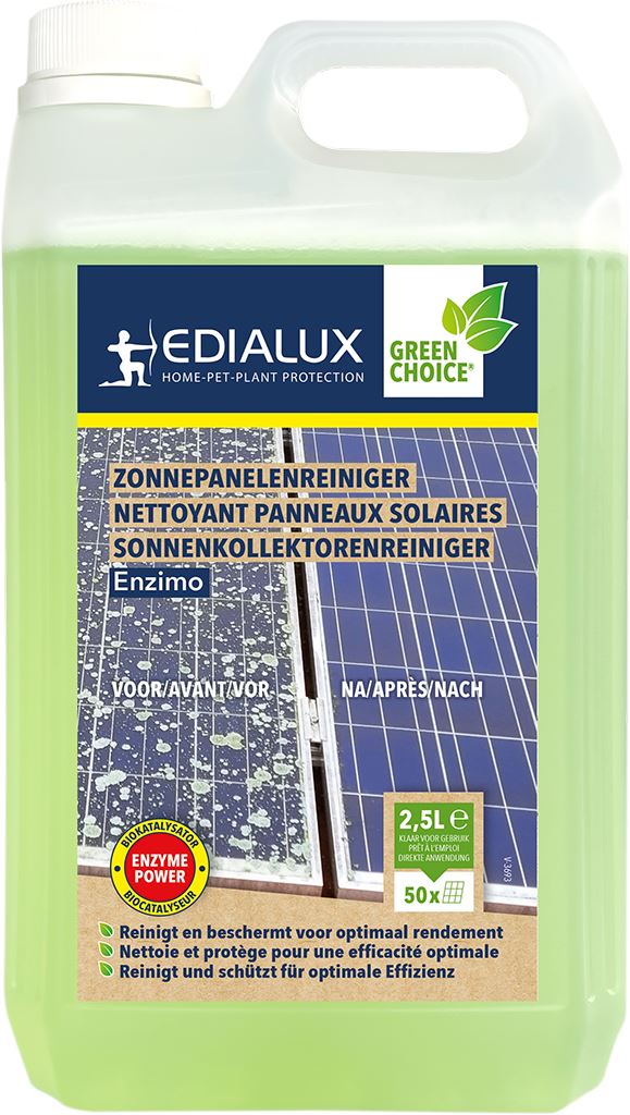 Edialux Enzimo zonnepaneelreiniger 2,5L afbeelding