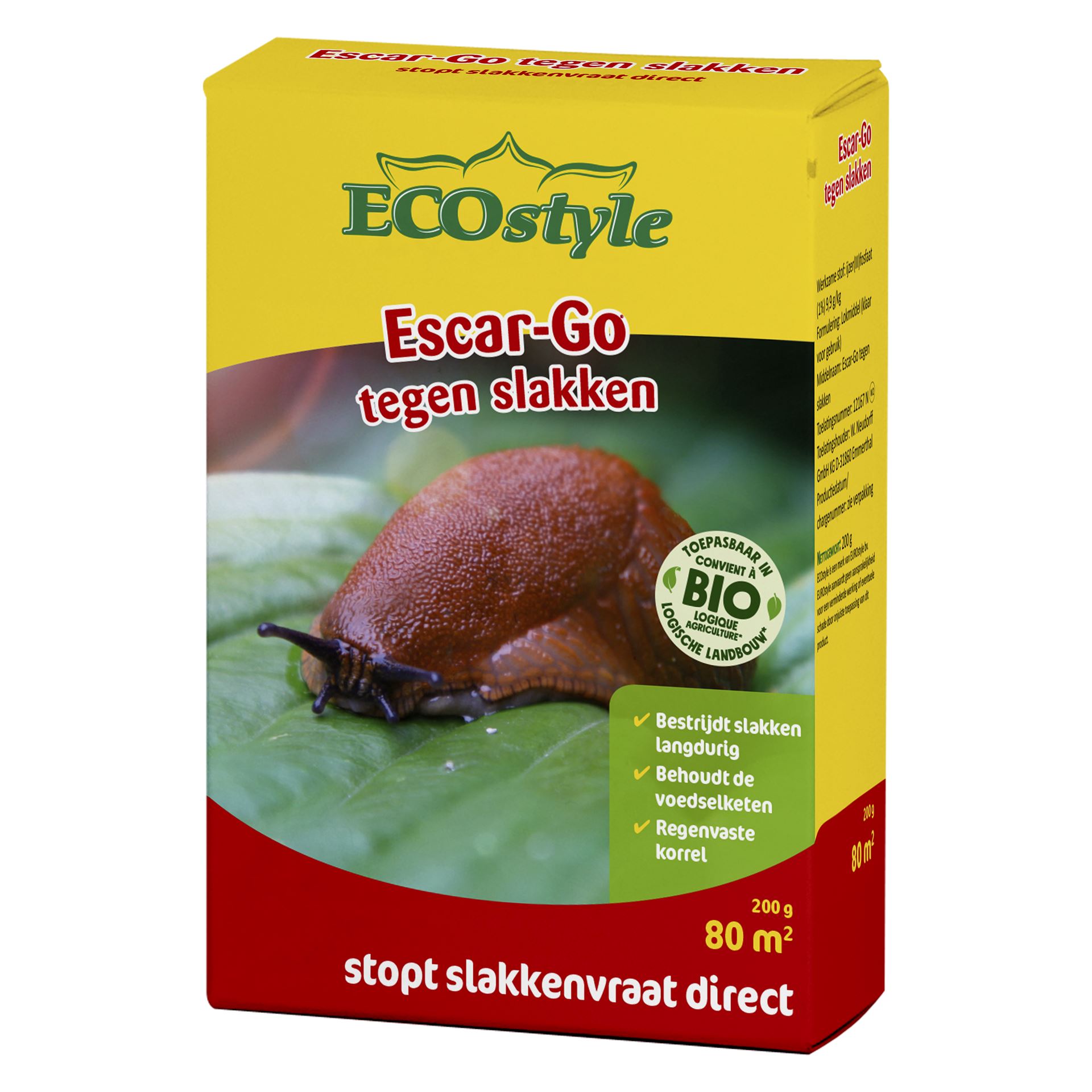 Ecostyle Escar-Go - Slakkenkorrels - 200 g afbeelding