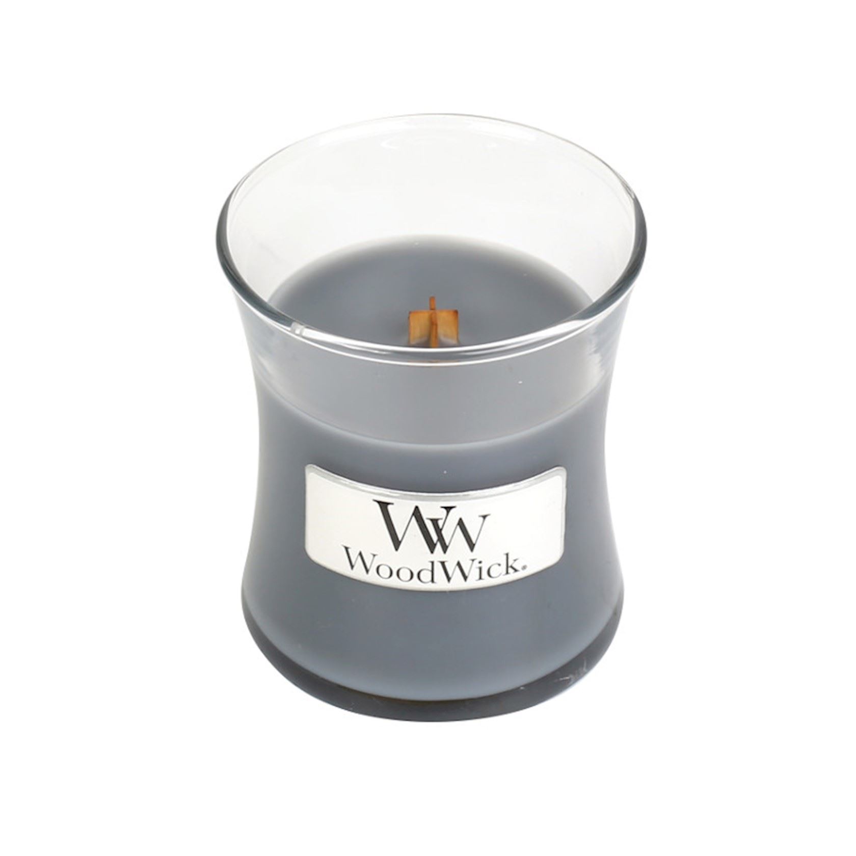 WoodWick Evening Onyx Geurkaars - Mini - 8 x 7 cm - 20 branduren