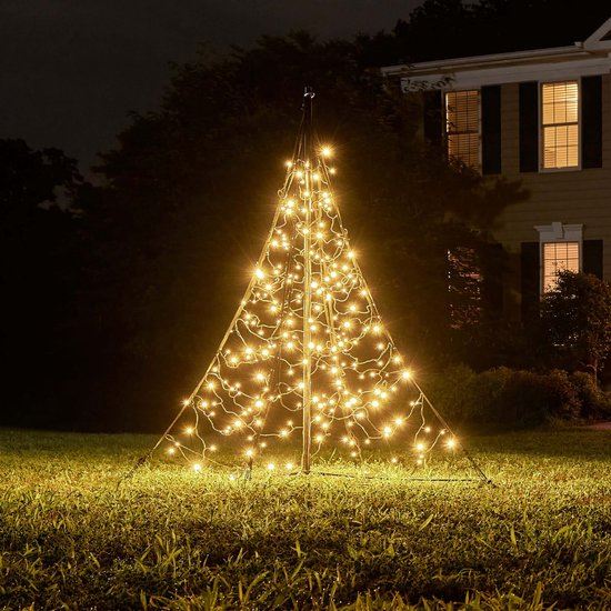 Fairybell All Surface verlichte kerstboom - 150 cm - 240 warm witte&twinkelende ledlampjes - met statief afbeelding
