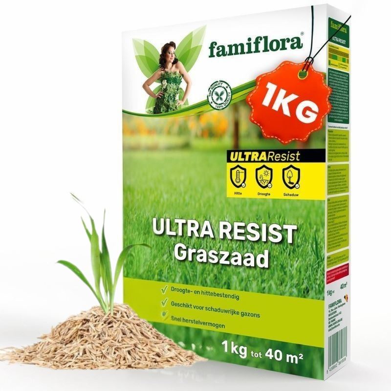 Famiflora graszaad 1kg tot 40m² - Ultra Resist - alleskunner afbeelding