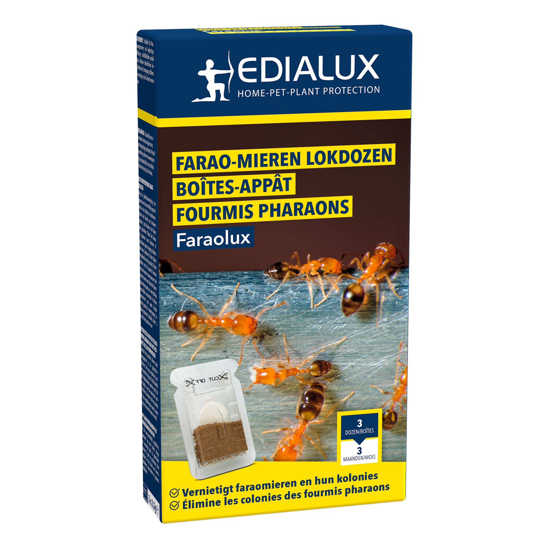 Edialux Faraolux Lokdozen 3st - tegen faraomieren afbeelding
