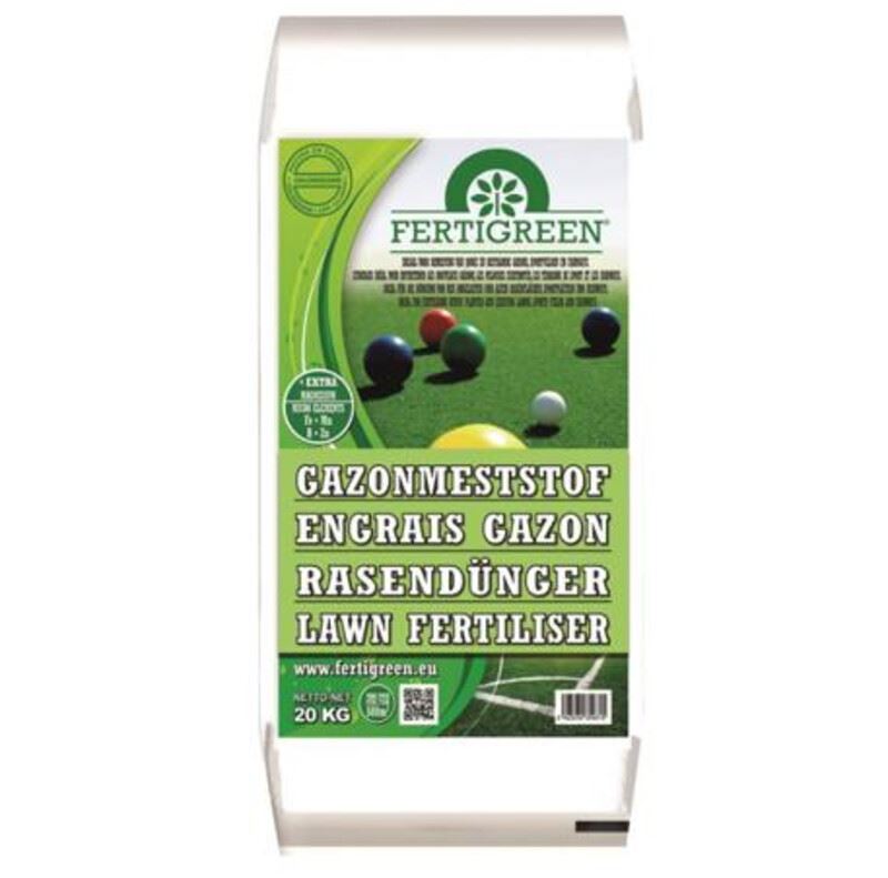 Fertigreen gazonmeststof 20 kg voor 500M² - Compleet 17-6-11+ 2.5MgO+Sp afbeelding