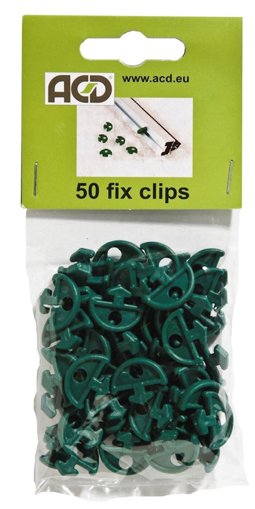 ACD Bevestigingsclips 50st (Fix clips) afbeelding