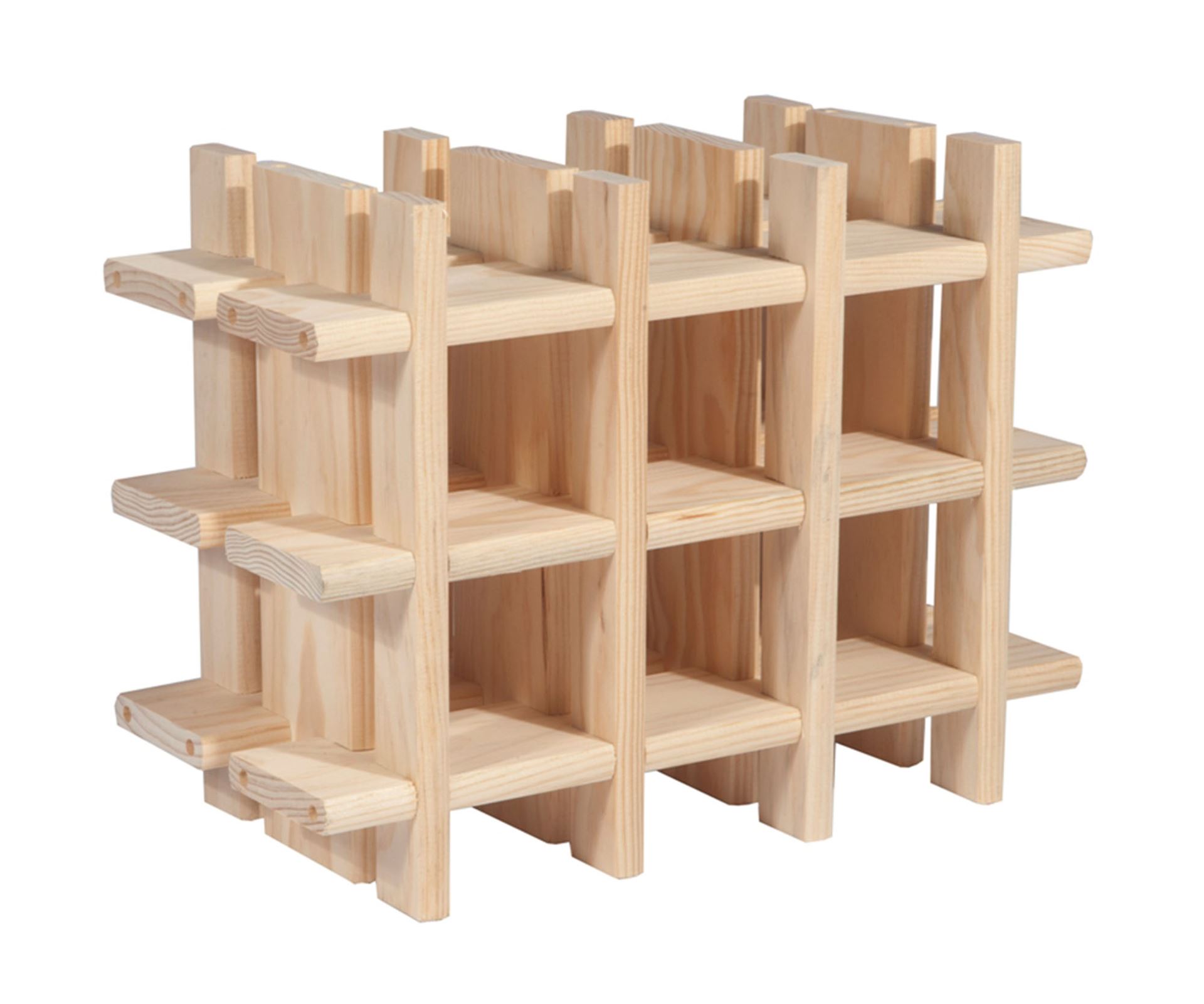 Astigarraga astigarraga modulair flessenrek Hout - Flessenrek - 22x43x32,5cm afbeelding