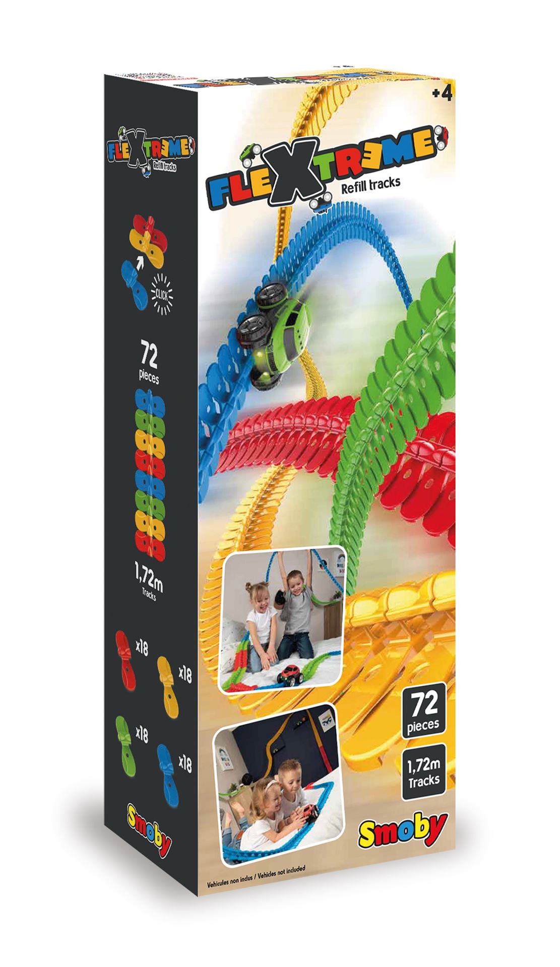 Smoby FLEXTREME autobaan accessoires - 72 stukken afbeelding