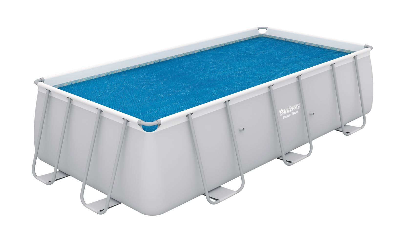 Bestway drijvende solar pool cover/afdekzeil - rechthoekig - L703 x B336 cm afbeelding