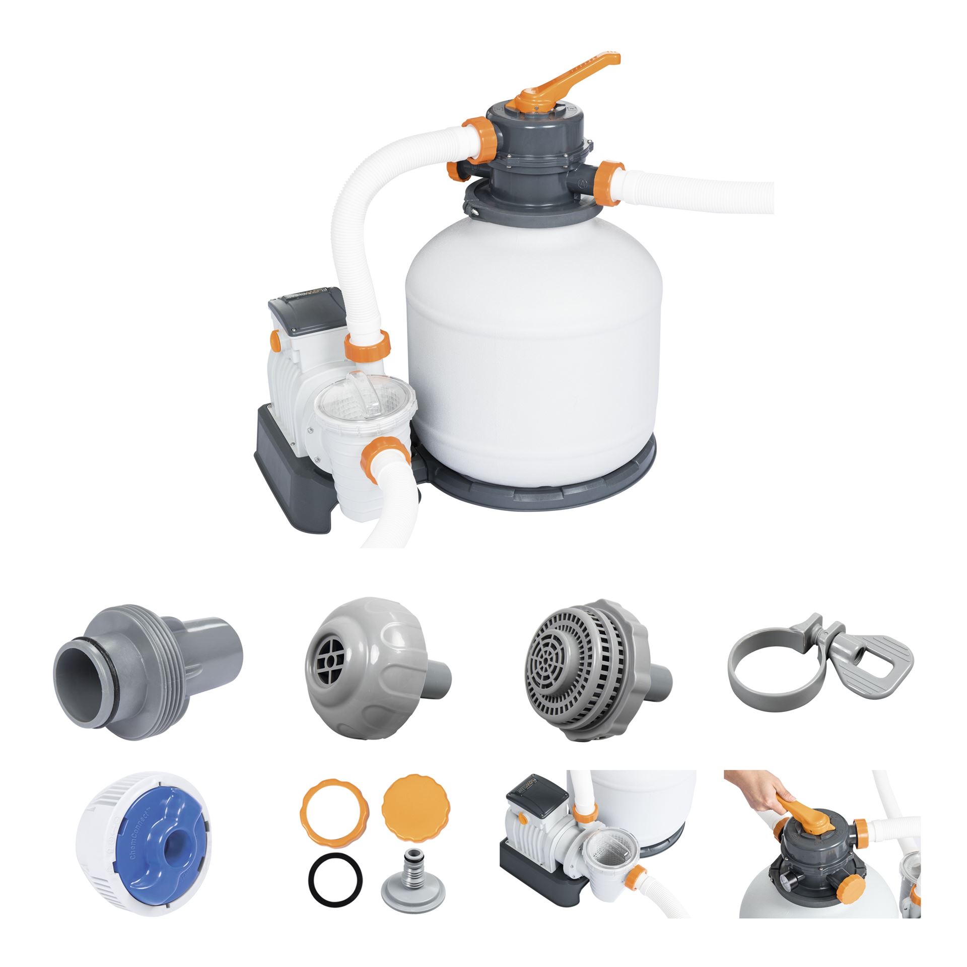 Bestway Flowclear zandfilterpomp 8.327 L/u afbeelding