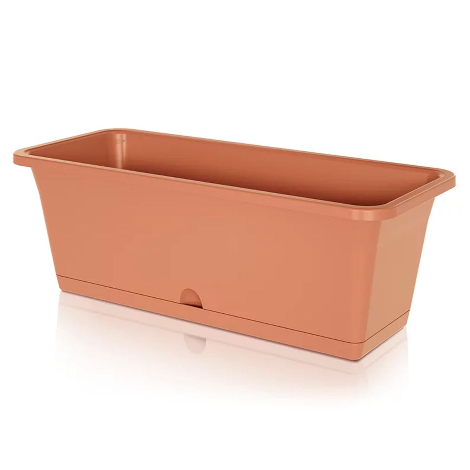 Prosperplast Camelia - Bloempot - Terracotta - 15,5 Liter - Voor Buiten - Duurzaam Design afbeelding