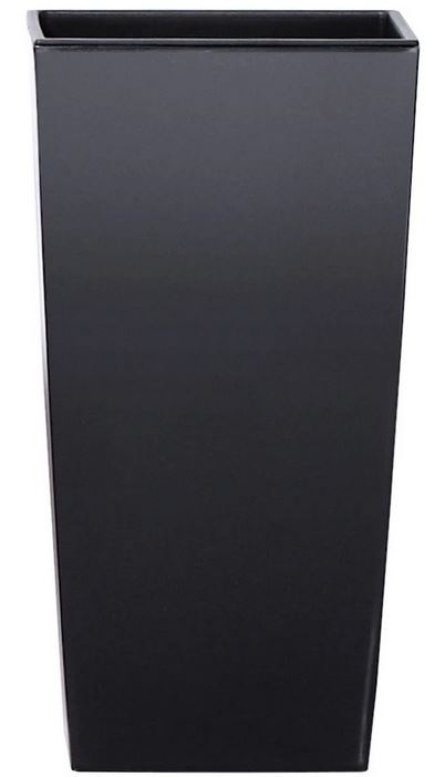 Prosperplast Urbi Square - Bloempot - Antraciet - L40xB40xH75cm - Robuust - Vorstbestendig afbeelding