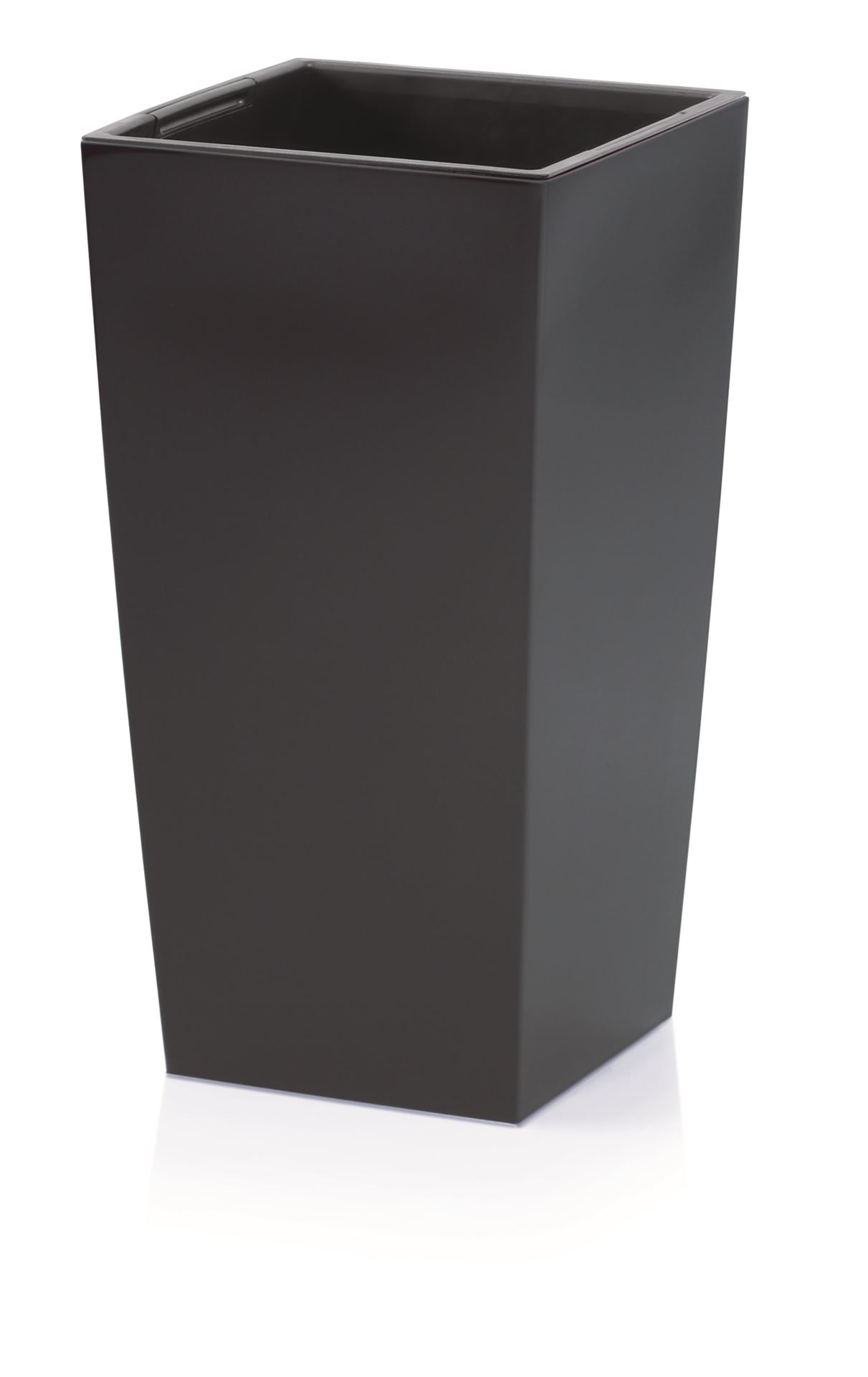 Prosperplast Urbi Square - Bloempot - Antraciet - L32xB32xH61cm - Matte Finish - Krasvast afbeelding