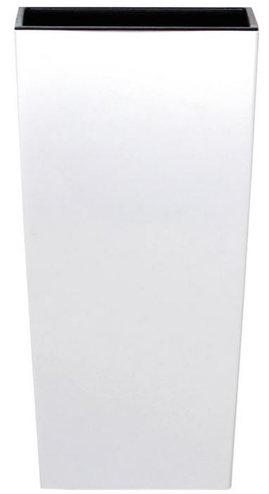 Prosperplast Urbi Square Hoge Plantenbak - Wit - 32,5x32,5 cm - 61 cm hoog afbeelding