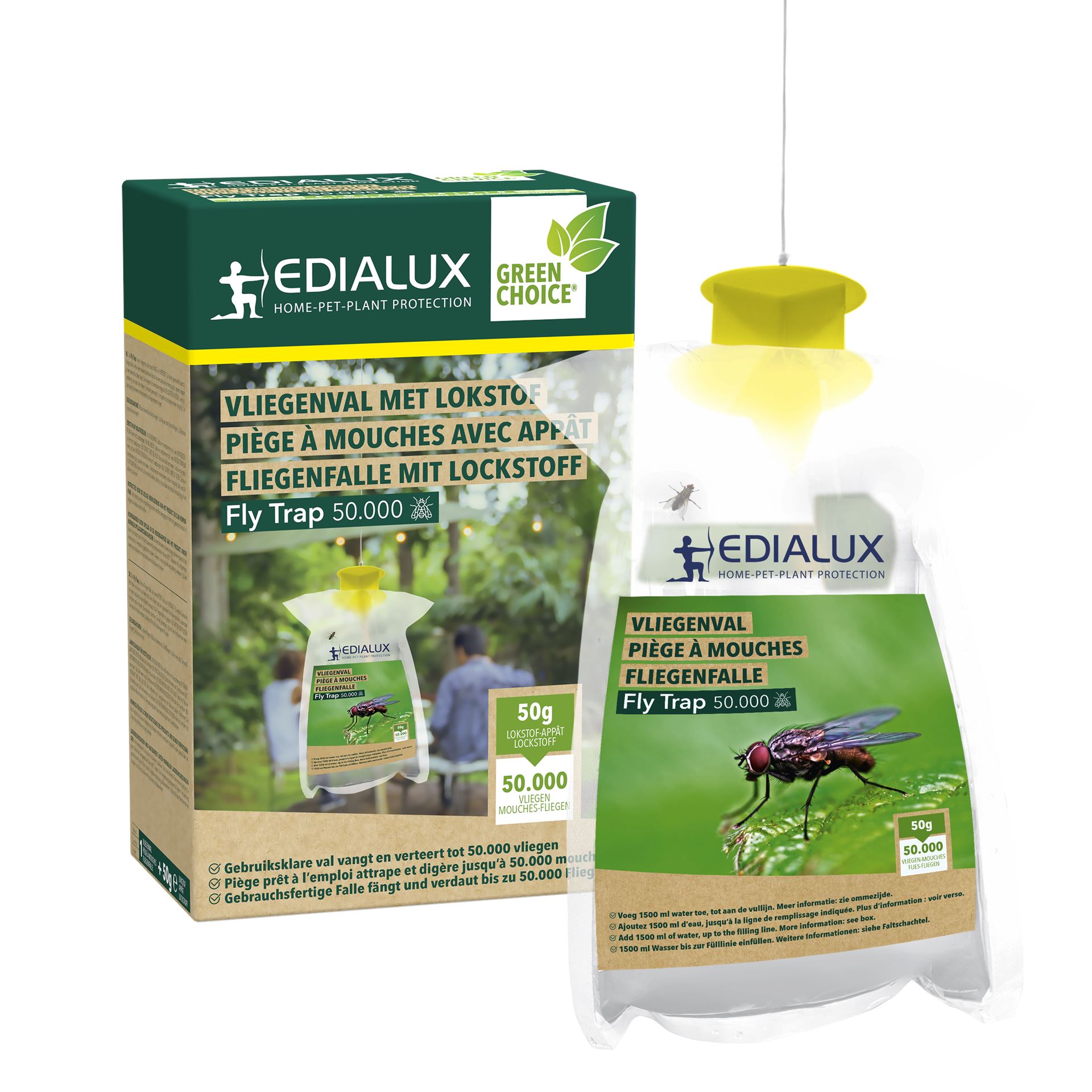 Edialux Fly Trap 50000 vliegenval met lokstof