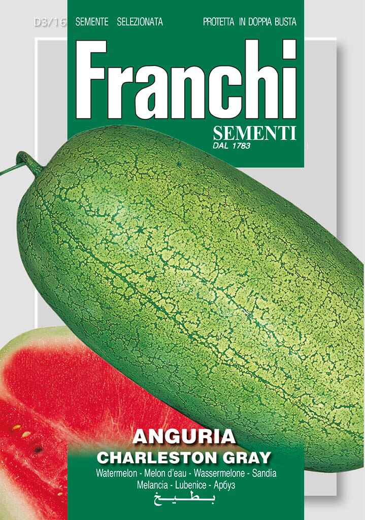 Franchi Sementi Watermeloen zaden - Anguria charleston Gray afbeelding