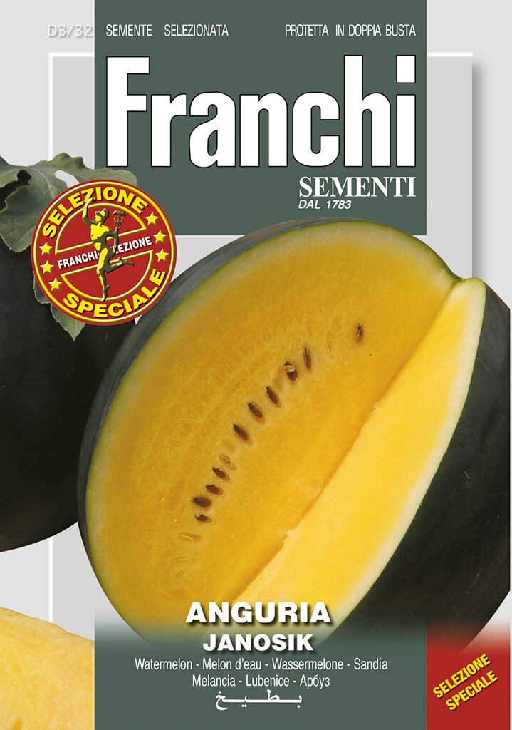 Franchi Sementi Watermeloen zaden - Anguria Janosik afbeelding