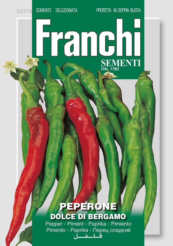 Franchi Sementi Peper zaden - Peperone Dolce Di Bergamo afbeelding