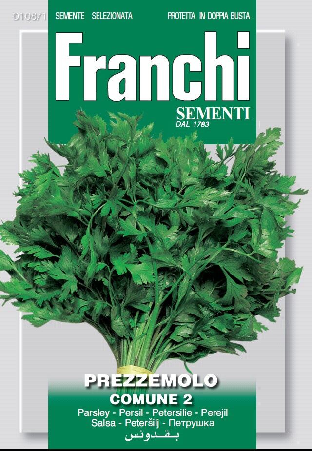 Franchi Sementi Peterselie zaden - Prezzemolo Comune 2 afbeelding