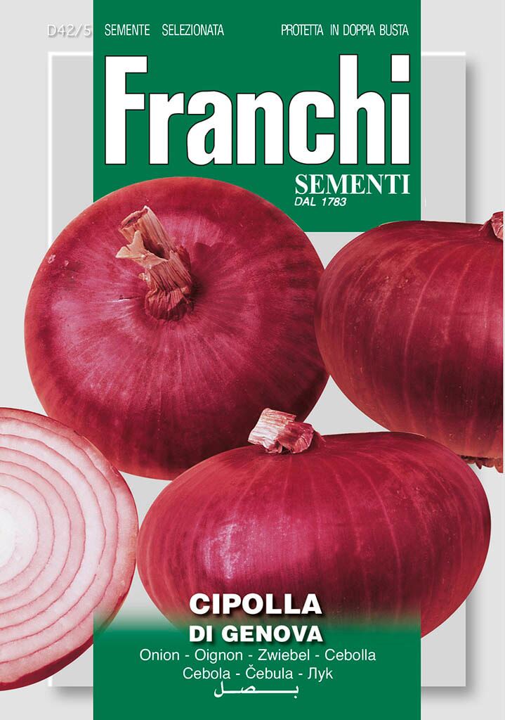 Franchi Sementi Uien zaden - Cipolla di genova afbeelding