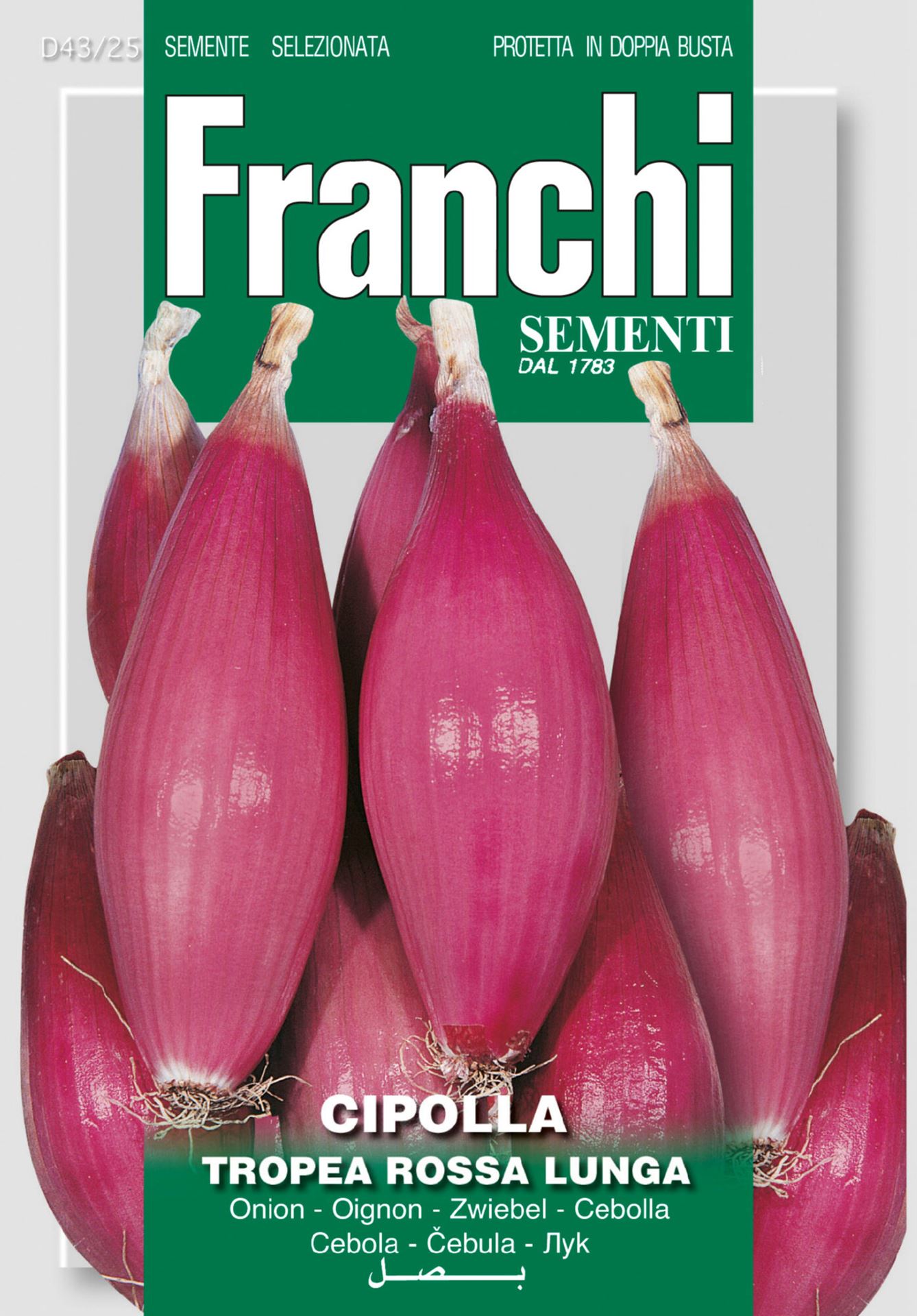 Franchi Sementi Uien zaden - lange roze - Cipolla Tropea afbeelding