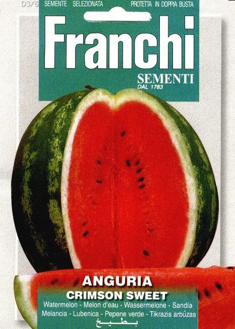 Franchi Sementi Watermeloen zaden - Anguria Crimsons Sweet afbeelding