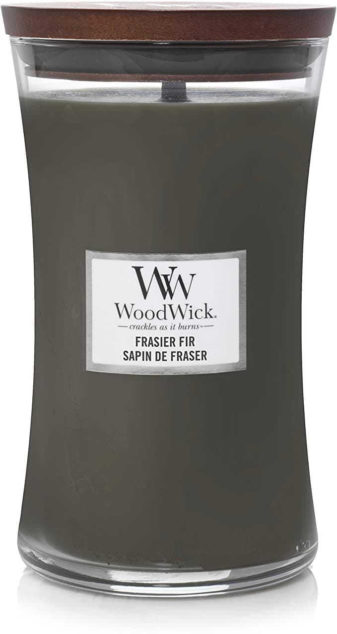Woodwick geurkaars - Large Hourglass - Frasier Fir afbeelding