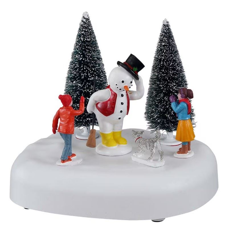 Lemax -'Frosty Says"Hi!"'- Figuur met animatie - Exclusief adapter (werkt ook op batterijen) afbeelding
