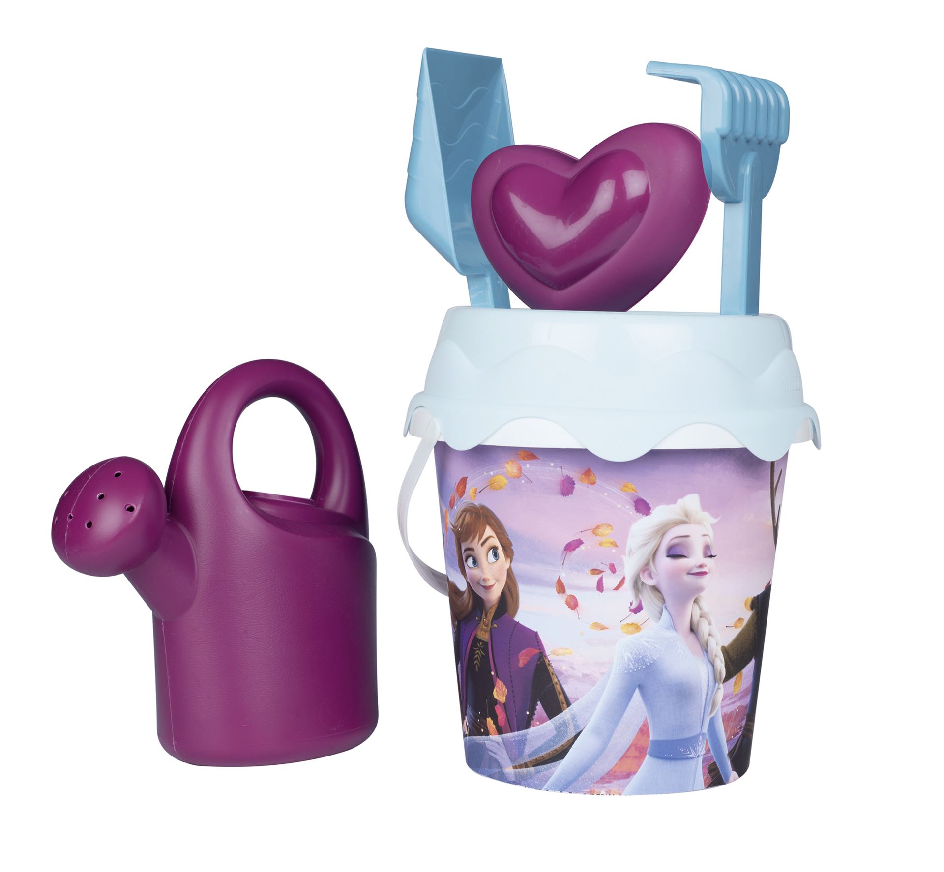 Smoby Frozen emmer met gevulde gieter - Set voor betoverende zandpret - Vol magische accessoires afbeelding