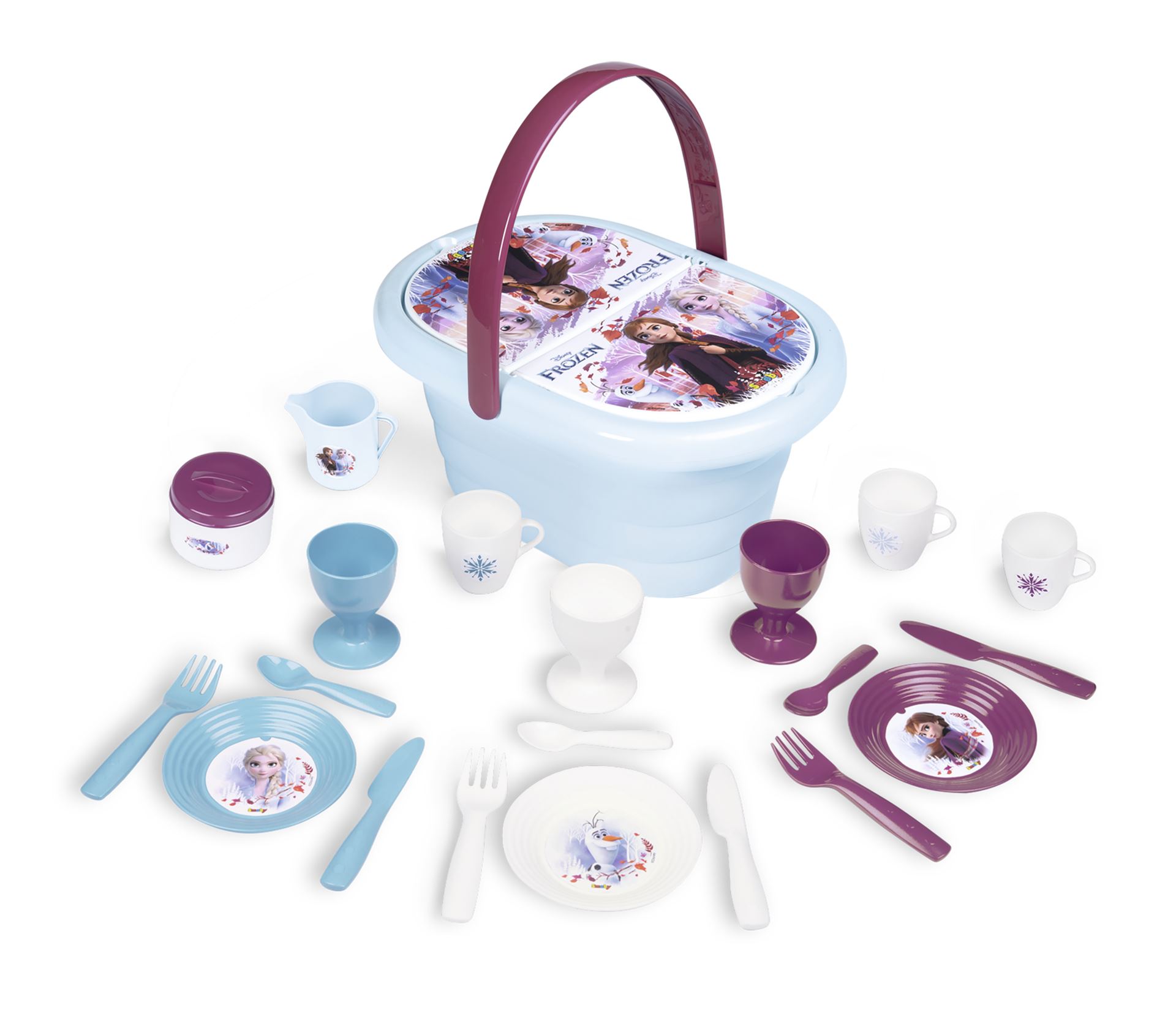 Smoby Frozen II picknickmand - Frozen picknickmand voor kinderen afbeelding