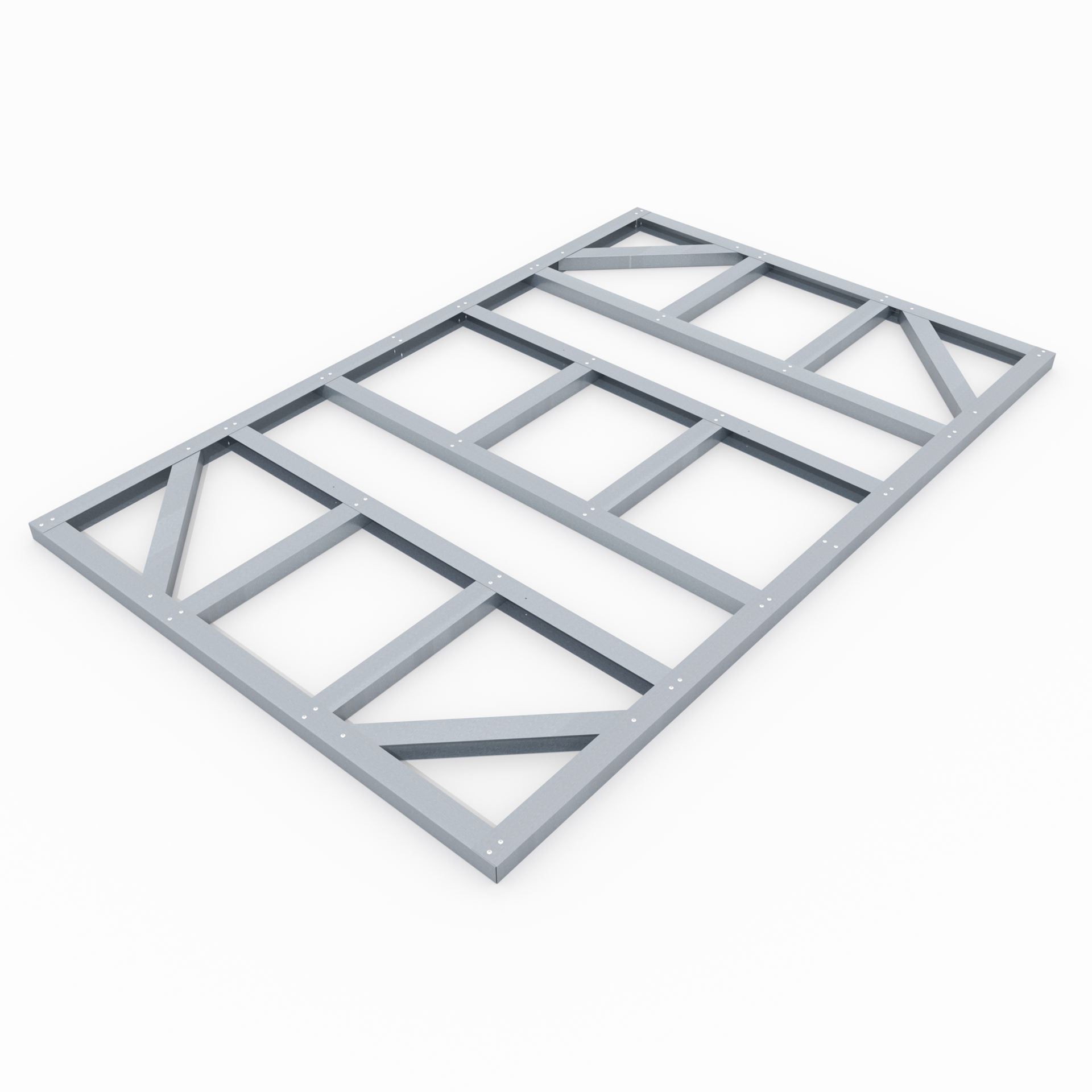 Vitavia Fundering"Globel"5x8 - Voor tuinberging Aanbouw -tuinberging LeanTo58 H178 - Antraciet afbeelding
