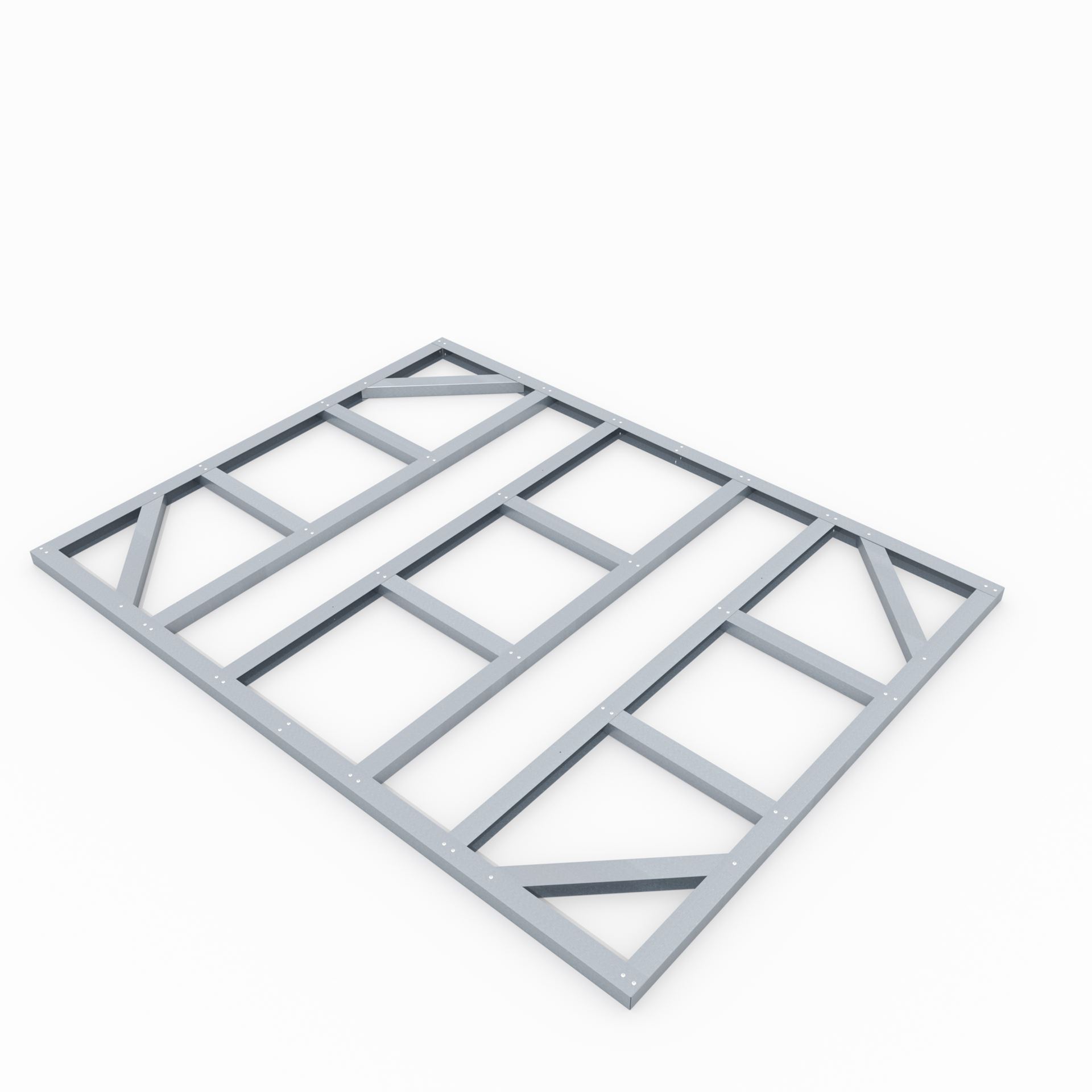 Vitavia Fundering"Globel"8x6 - Voor Tuinberging Dream 86 H178 - Antraciet afbeelding