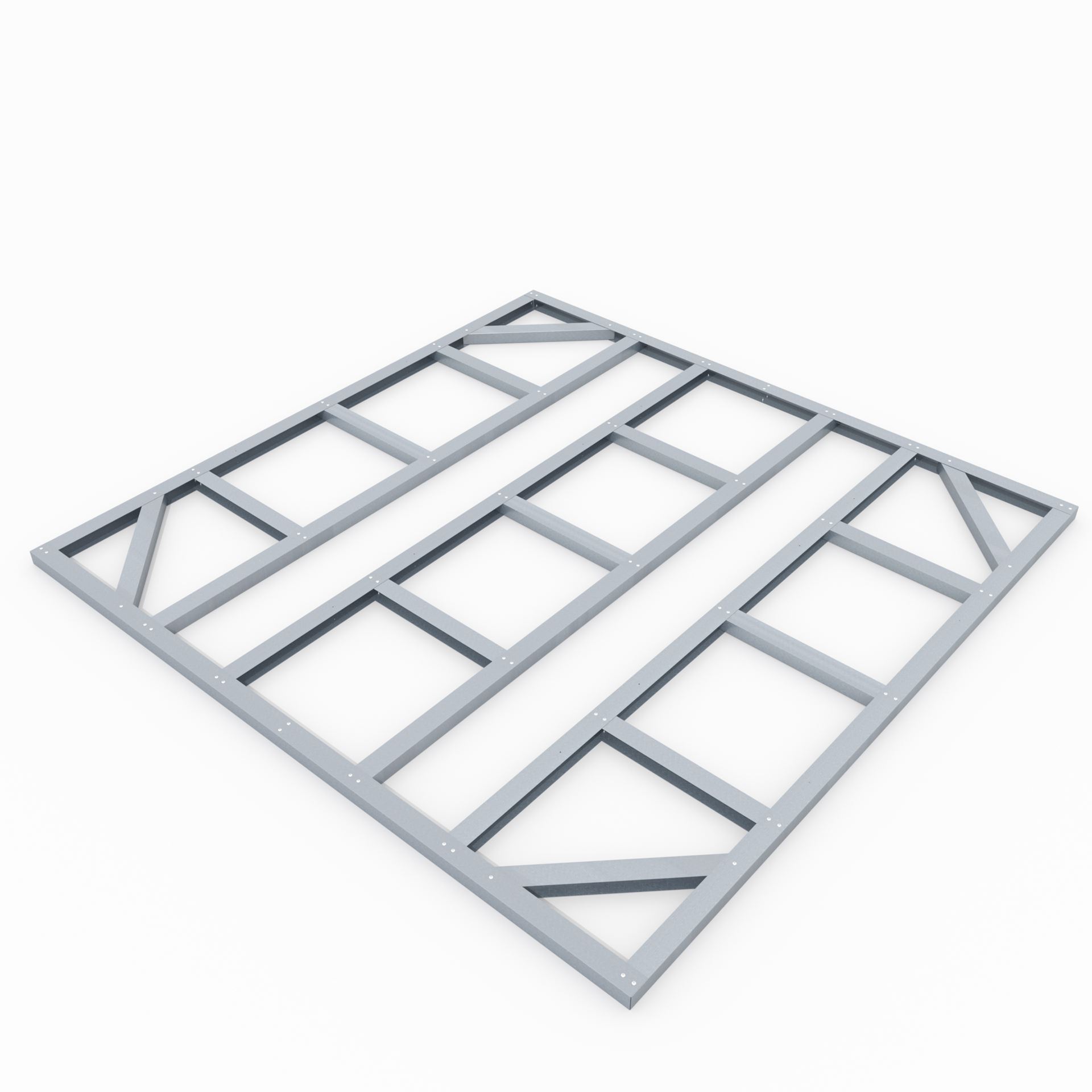 Vitavia Fundering"Globel"8x8 - Voor Tuinberging Dream 88 - Antraciet afbeelding