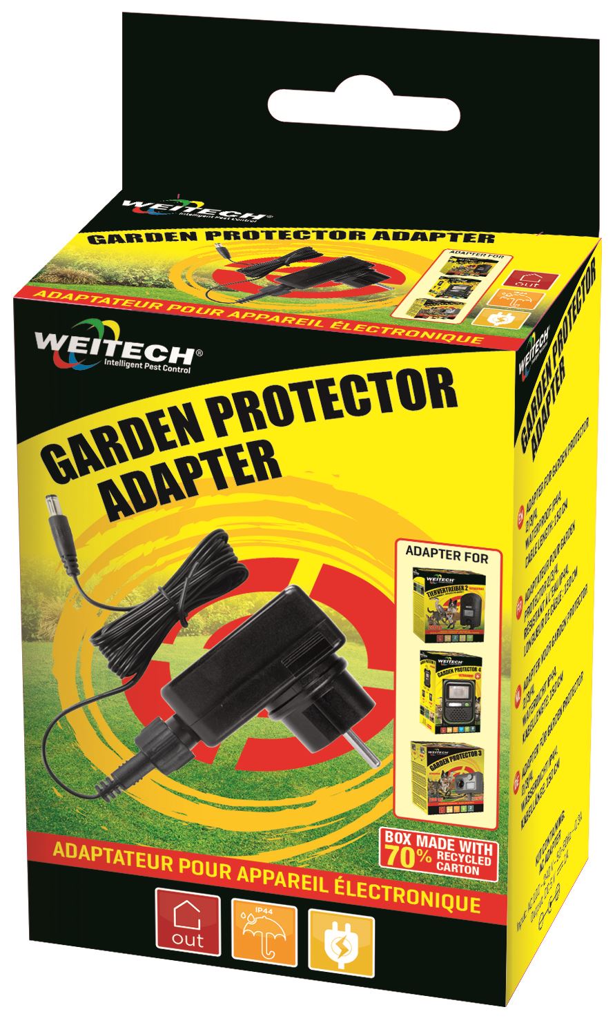 Weitech adapter voor Garden Protector 3 en 4 - Weerbestendig IP44